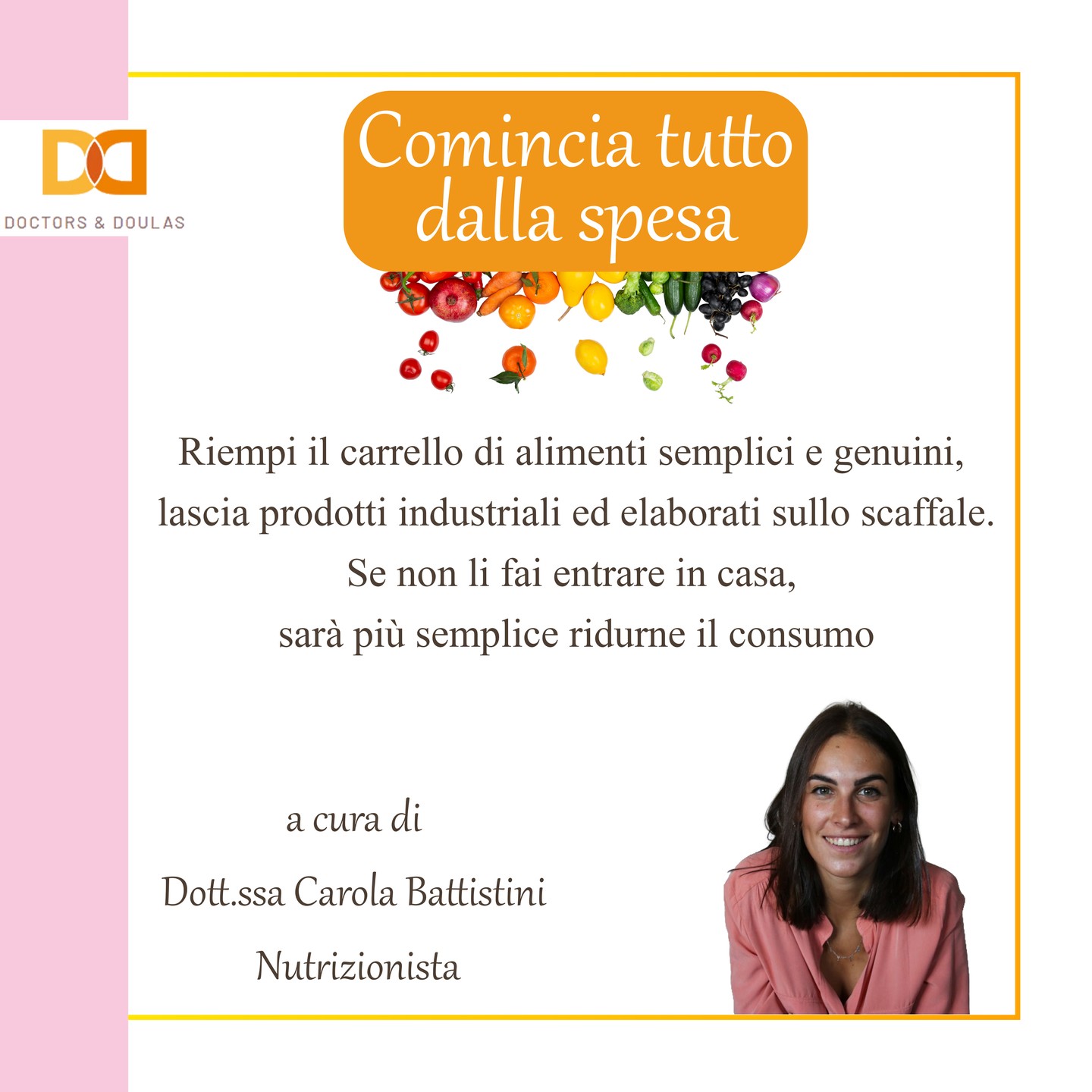 🛒 Tutto inizia dal carrello!
La salute si costruisce a tavola, ma la vera strategia comincia tra le corsie del supermercato. 🍎
Troppo spesso ci facciamo attrarre da confezioni colorate e promesse di velocità, ma la chiave per un’alimentazione sana è la consapevolezza.
Se un prodotto non entra in casa, non finirà nel tuo piatto!
@carolabattistini.nutrizione
#NutrizioneSana #SpesaConsapevole #AlimentazioneCorretta #SaluteInTavola #Dietista #Nutrizionista #ConsigliAlimentari #VivereSano #EtichetteAlimentari #BenessereNaturale #DoctorsAndDoulas #HealthyLifestyle #CiboVero #EducazioneAlimentare