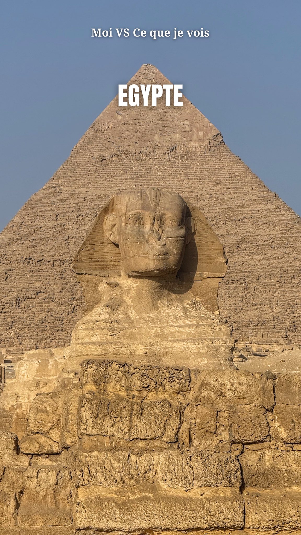 me vs what I see version Egypt 🇪🇬
Rejoins @pretadecoller pour plus de contenus voyage 🧳
Un rêve d’enfant pour moi de marcher à travers les pas des pharaons 🌅
#egypt #egypte #pyramides #travel #voyage