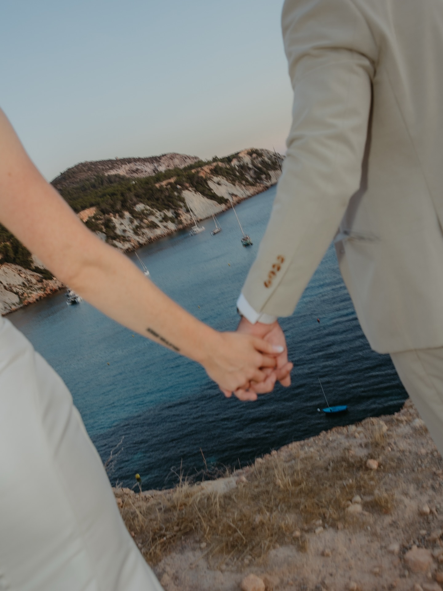 These lovers did a thing I love so much, I had to share it with you.
Hollie & Bradie celebrated their ceremony surrounded by family and friends at @petuniaibiza , we then captured all of their family portraits and enjoyed delicious cocktails on the terrace in front of that endless view of Es Vedrà.
But here, is when they had structured a moment into their timeline just for themselves.
We took a short drive down the road, just the two of them, where they chose to say their personal vows privately to each other.
Words meant only for each other. No audience. No expectations. Their intimate promises to one another, at sunset, in front of Es Vedra.
One of the beautiful things about getting married in Ibiza is the freedom to shape the day in whatever way feels right to you as a couple. No “have to’s”. Just the space to do it your own way.
.
.
@hollie_booker
@petuniaibiza
@ibizacelebrant
@purebrides
#weddingphotographer #destinationwedding #weddingibiza #photographeribiza