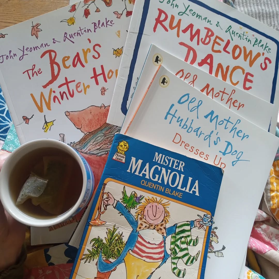 Settling down with some Quentin Blake Classics! Happy World Book Day to you and yours....what are you reading today?