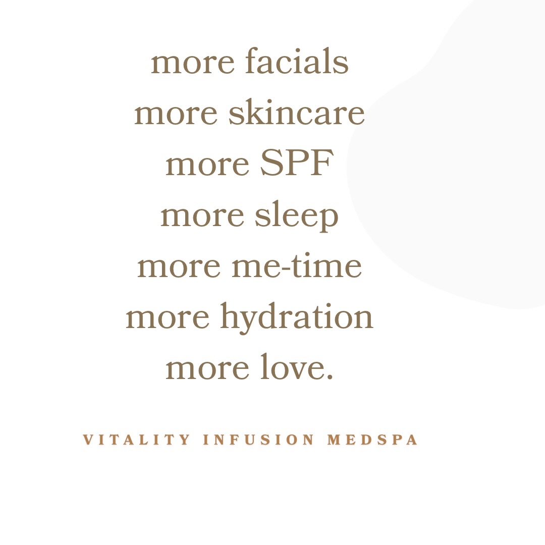 This is your sign to choose more 🤍
More self-care.
More protection.
More rest.
More glow.
Because consistency is the real beauty secret
#MoreSelfCare #GlowRoutine #SPFAlways #HealthySkinHabits #MedicalSpaLife AddisWellness VitalityInfusion SkinFirst WellnessLifestyle