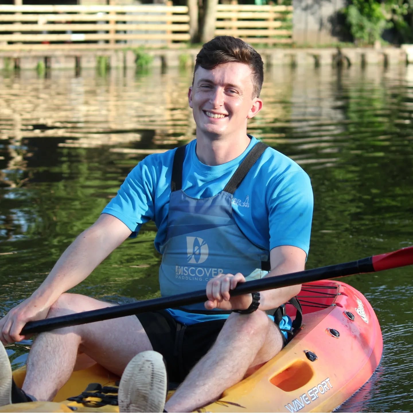 Meet the team: Lawrence β Lead Coach
I've been passionate about paddling since I was 11 β and for the last 13 years I've been lucky enough to turn that passion into my career.
I was the first person hired at Discover Paddling, now Iβm the lead coach β and still just as excited to get people on the water.
I hold undergraduate and master's degrees in Sports Coaching and Sports Psychology, and I am committed to providing high-quality coaching and paddle-sport.
Away from coaching, my love of paddling has taken me across the UK and Europe with multiple disciplines including white-water kayaking, and SUP touring.
Whether you're brand new to paddling or looking to push your skills further, I'm here to help you Discover what you're capable of.
2026 is our 10th anniversary season. I can't wait to welcome you to our community. πΆπ