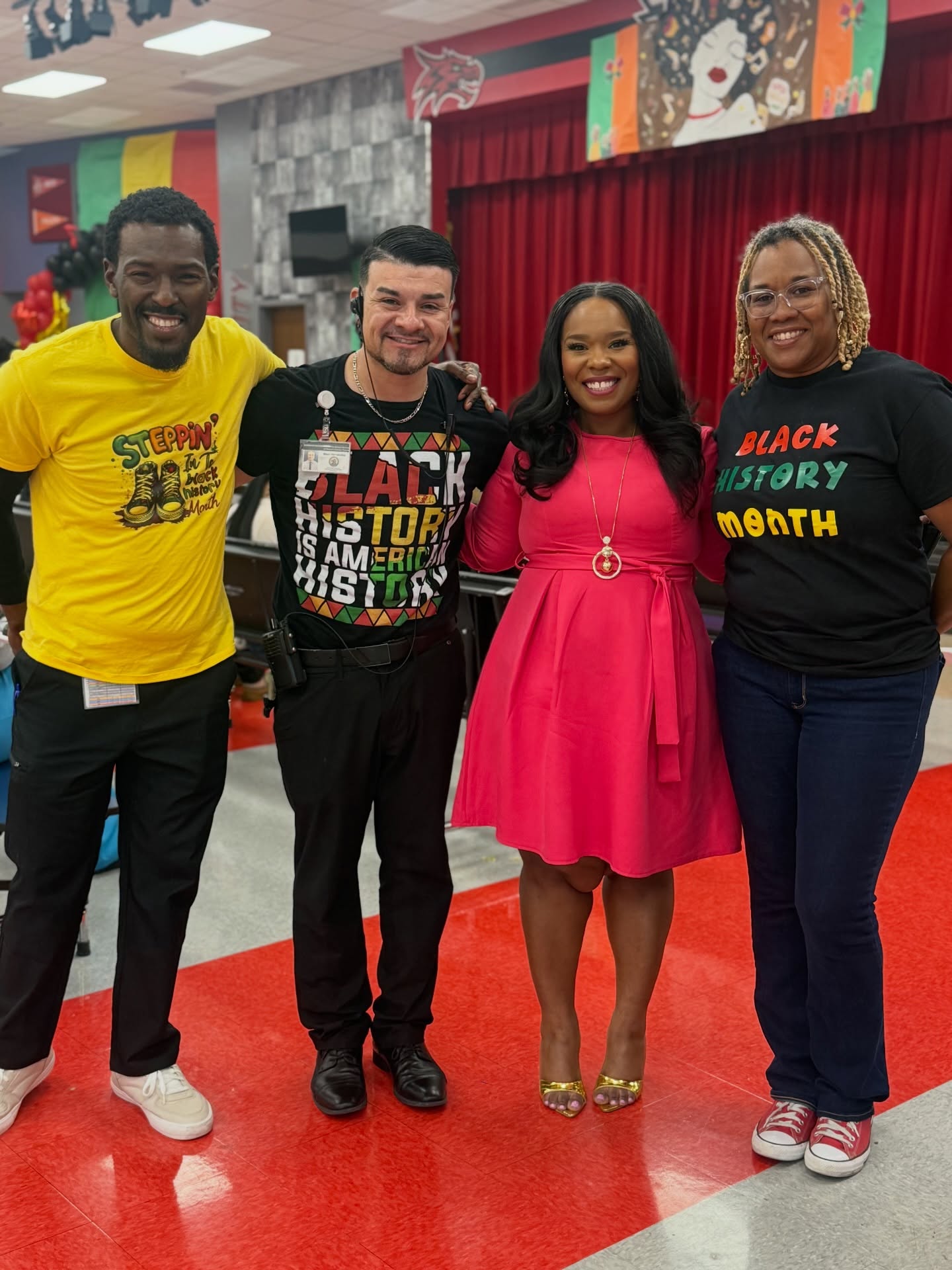 Last night, I had the honor of supporting Black History Night at Denn John Middle School for their “Rhythms of Resiliency” celebration.
This one meant something special to me. I have mentored students at Denn John, so walking back into that building felt like coming home. Our babies are brilliant. They are creative. They are resilient.
When we invest in our youth, we build stronger families. When we build stronger families, we build a stronger Kissimmee. Youth investment is community investment. That is the future we are fighting for.
Thank you to Ms. McKenzie, Mr. Booker, and Principal Hernandez for the opportunity to be present and to support. Leadership at the school level matters. Representation matters. Access to culture and history matters.
I am always proud to show up for our students. Because we are ALL Kissimmee. 🩷