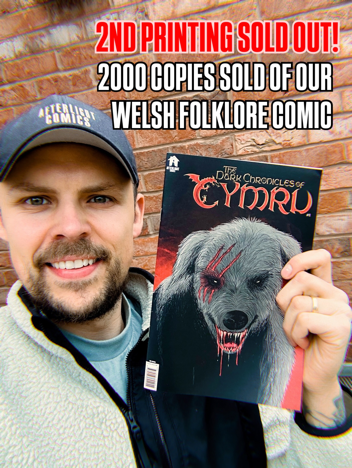 🏴2000 copies SOLD of #1 in our Welsh Folklore Horror Comic anthology! Thank you much to our readers and the Welsh community for fully embracing our comics!
Issue 1 features the stories of Gelert & Morgans Chantey