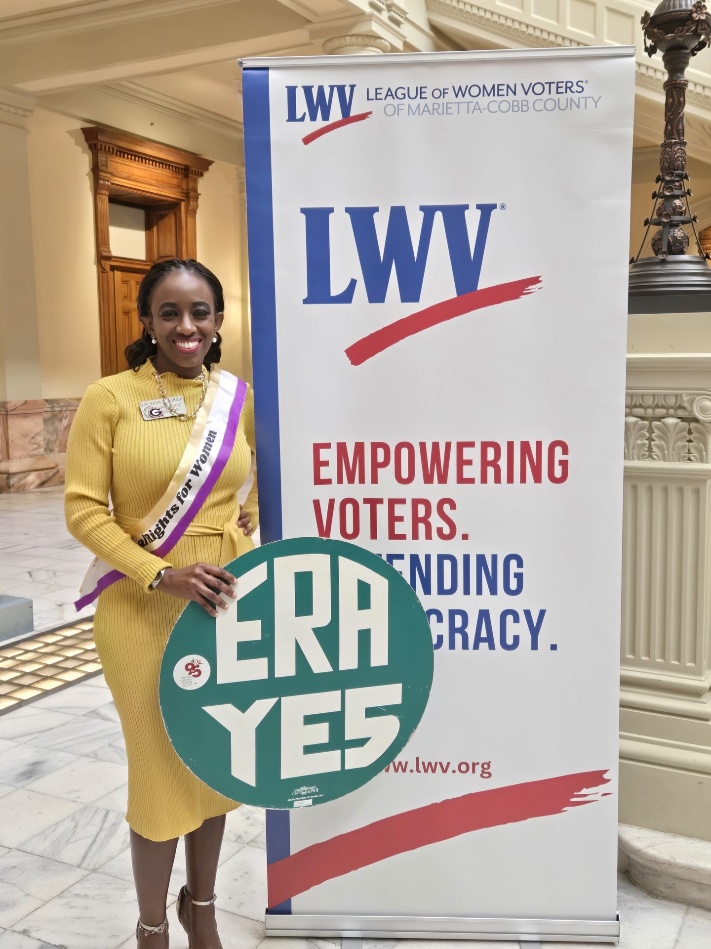 Yesterday I was honored to attend the following events as the State House Representative for District 95 on Day 23:
💙 Attended ERA (Equal Rights Amendment) press conference
🩵 Stopped by UGA day at the Capitol as a law Dawgs
💙 Honored Dr. Thomas Coleman, late father of DeKalb Solicitor General Donna Stribling
🩵 Met with a constituent on criminal justice reform
💙Introduced the Atlanta Food Bank President for a Ramadan dinner with the Atlantic Institute.
It’s always a pleasure being able to meet new people and collaborate with colleagues to help Georgia thrive.