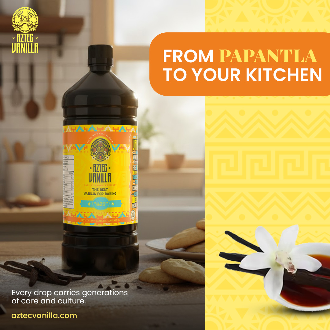 🏡 From Papantla to your kitchen.
🍪 Perfect for cookie dough, brownies, and weekend bakes.
🛒 Shop aztecvanilla.com
#Papantla #MexicanVanilla #VanillaExtract #Cookies #Brownies #HomeBaking #BakersOfInstagram #DessertLovers #KitchenStaples #RecipeInspo #ShopSmall #AztecVanilla