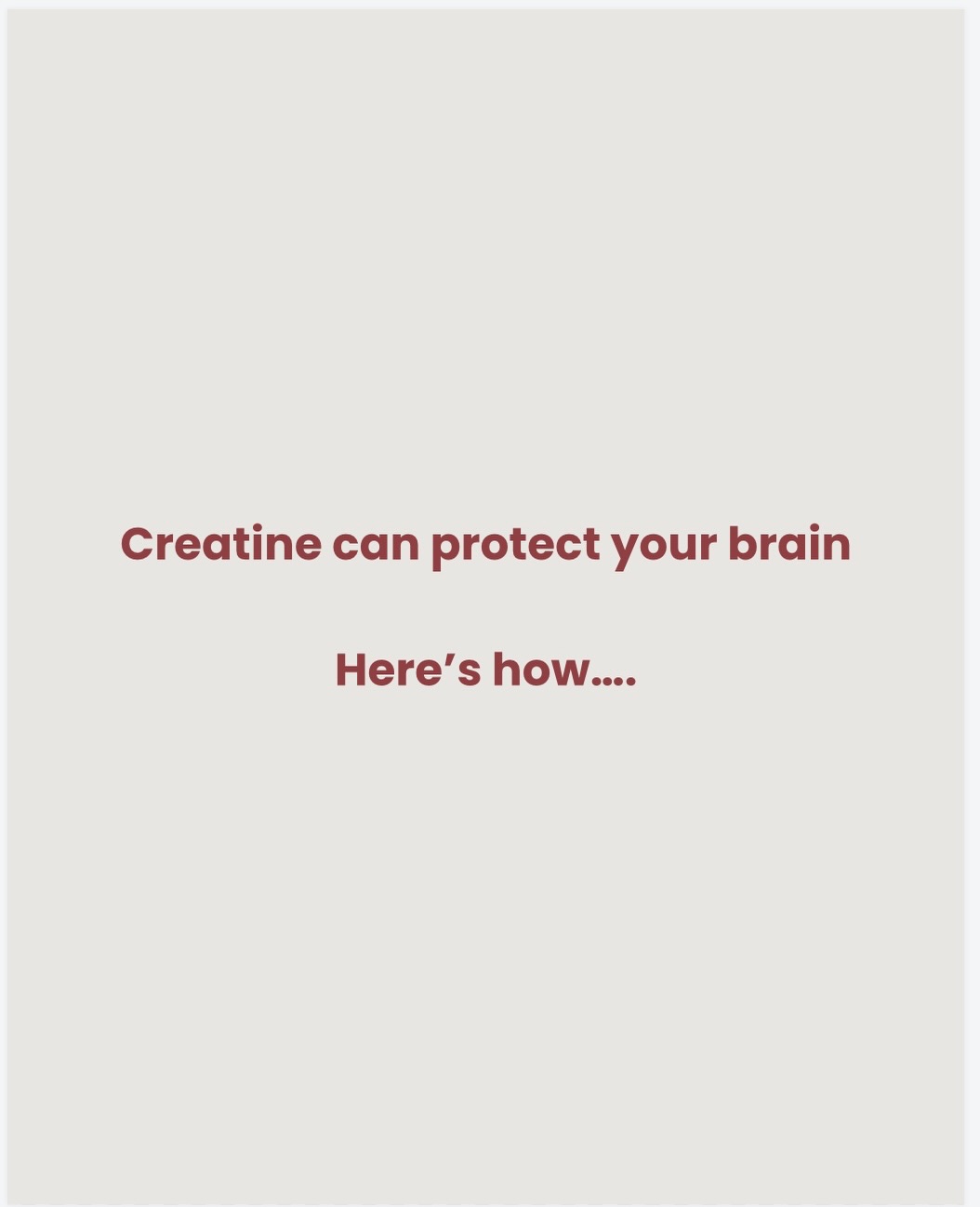 Creatine is widely known for its role in muscle strength but emerging research highlights its powerful benefits for female brain health, mental performance, and cellular energy. (Which we need for girl power)
Creatine helps regenerate ATP (adenosine triphosphate), the body’s primary energy molecule. While this is crucial for muscles, it is equally important for the brain, which is one of the body’s highest energy-demanding organs.
For women in particular, creatine may be especially supportive during times of increased cognitive demand, stress, hormonal fluctuation, perimenopause, and menopause stages where brain fog, mental fatigue, and reduced clarity can be common
** always consult a healthcare professional if any medical conditions **