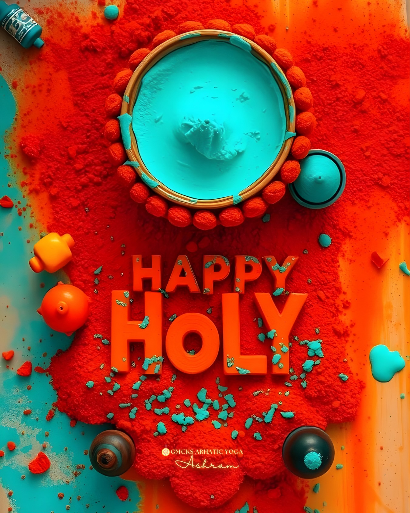 🌸✨ Happy Holi from all of us at the GMCKS AY Ashram ✨🌸
May this festival of colors fill your heart with joy, your mind with peace, and your life with renewed light.
As we celebrate, may we remember the deeper meaning of Holi ; letting go of the old, embracing fresh beginnings, and coloring our lives with love, kindness, and gratitude.
May your home be filled with laughter, your relationships with harmony, and your spiritual journey with brighter inspiration.
With love,
Team Ashram 💛🌈