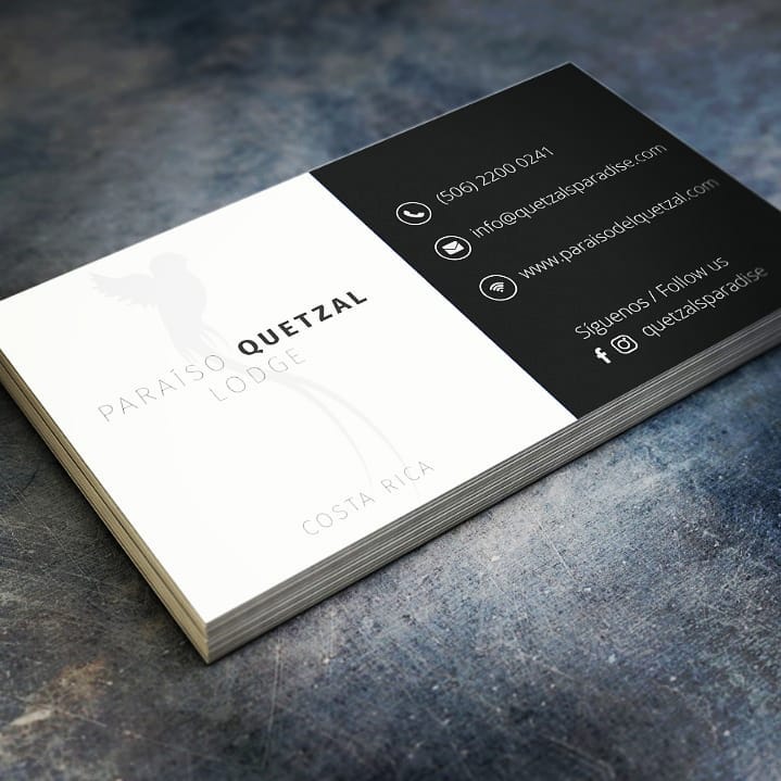 Felices con el diseño de las nuevas tarjetas para @quetzalsparadise