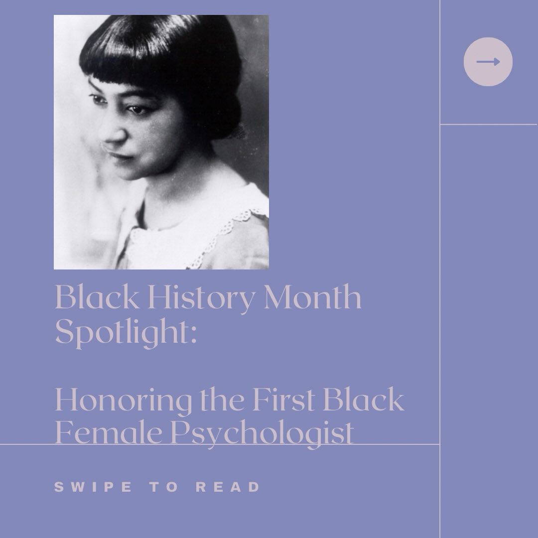 Black History Month Spotlight | Honoring the First Black Female Psychologist
Inez Beverly Prosser was the first Black woman to earn a PhD in psychology, achieving this historic milestone in 1933. Her accomplishment came at a time when both racial and gender barriers made advanced education nearly inaccessible for Black women.
Dr. Prosser’s work focused on the psychological experiences of Black children, particularly how educational environments impacted their self-esteem and emotional well-being. Her research challenged the harmful assumptions of her time and emphasized the importance of belonging, identity, and emotional safety—concepts that remain central to mental health care today.
Her legacy includes:
• Early research on how racism and segregation affect mental health
• Advocacy for educational environments that support emotional and psychological well-being
• Paving the way for Black women in psychology, education, and mental health leadership
Although her life was tragically cut short, Dr. Prosser’s contributions continue to shape how we understand the intersection of identity, environment, and mental health.
✨ As we honor Black History Month, we recognize Dr. Inez Beverly Prosser not only as a pioneer, but as a reminder of why culturally responsive and affirming mental health care matters—especially for women and children of color.