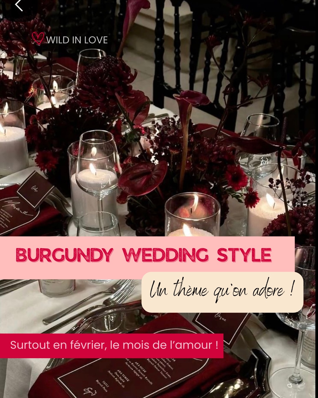 Burgundy Style … bienvenue dans un mariage romantique à souhait ✨
Imaginez :
❤️ Des touches de rouge profond qui apportent chaleur et passion
🤍 Des tons beige et écru pour une douceur élégante et intemporelle
🕯 Des bougies partout qui enveloppent la pièce d’une lumière tendre et magique
Chaque détail compte : la vaisselle, les fleurs, les chemins de table… tout se conjugue pour créer une atmosphère intime et inoubliable.
Ce thème, c’est la promesse de moments suspendus, de regards complices et d’émotions à fleur de peau. 💛
💡 Astuce : Jouez sur les contrastes de textures et les lumières pour que chaque coin devienne un souvenir à photographier.
📸 @rhodierphotographie (dernière photo)
#mariage2026 #alsacefrance #decorationwedding #decorationidea #burgundylover