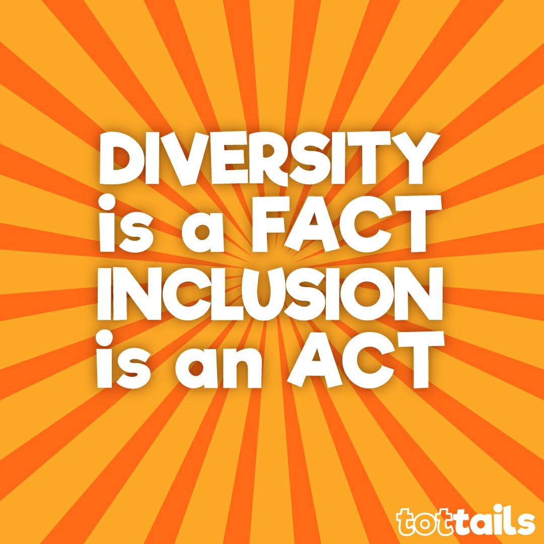 Diversity is not about how we differ. Diversity is about embracing one another's uniqueness. ⠀⠀⠀⠀⠀⠀⠀⠀⠀
~Ola Joseph⠀⠀⠀⠀⠀⠀⠀⠀⠀
⠀⠀⠀⠀⠀⠀⠀⠀⠀
We are not divided when we are inclusive. Instead, the world around us expands. We gain relationships and experiences that make us better people. We recognize that we are all unique and that our differences enrich our lives.⠀⠀⠀⠀⠀⠀⠀⠀⠀
⠀⠀⠀⠀⠀⠀⠀⠀⠀
A parent's job can be difficult when it comes to raising a child who is inclusive and compassionate. Every day, we communicate our values to our children through what we say and do.⠀⠀⠀⠀⠀⠀⠀⠀⠀
⠀⠀⠀⠀⠀⠀⠀⠀⠀
What are some ways that you impress the message of inclusiveness with your kids?