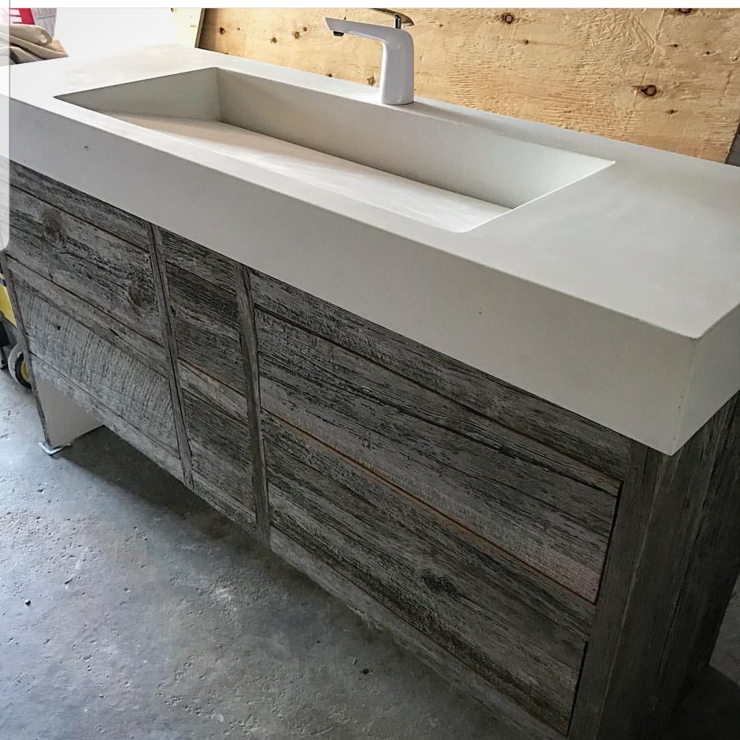 Where raw meets refined.
This custom concrete sink was paired with a driftwood reclaimed wood vanity we fabricated to bring texture, contrast, and warmth into one statement piece. Clean architectural lines above, organic character below — built to anchor the entire space.
Handcrafted. Custom. Timeless.
#CustomConcrete
#ConcreteSink
#ReclaimedWood
#BathroomDesign
#CreteSTRÖM
DM FOR A FREE QUOTE!