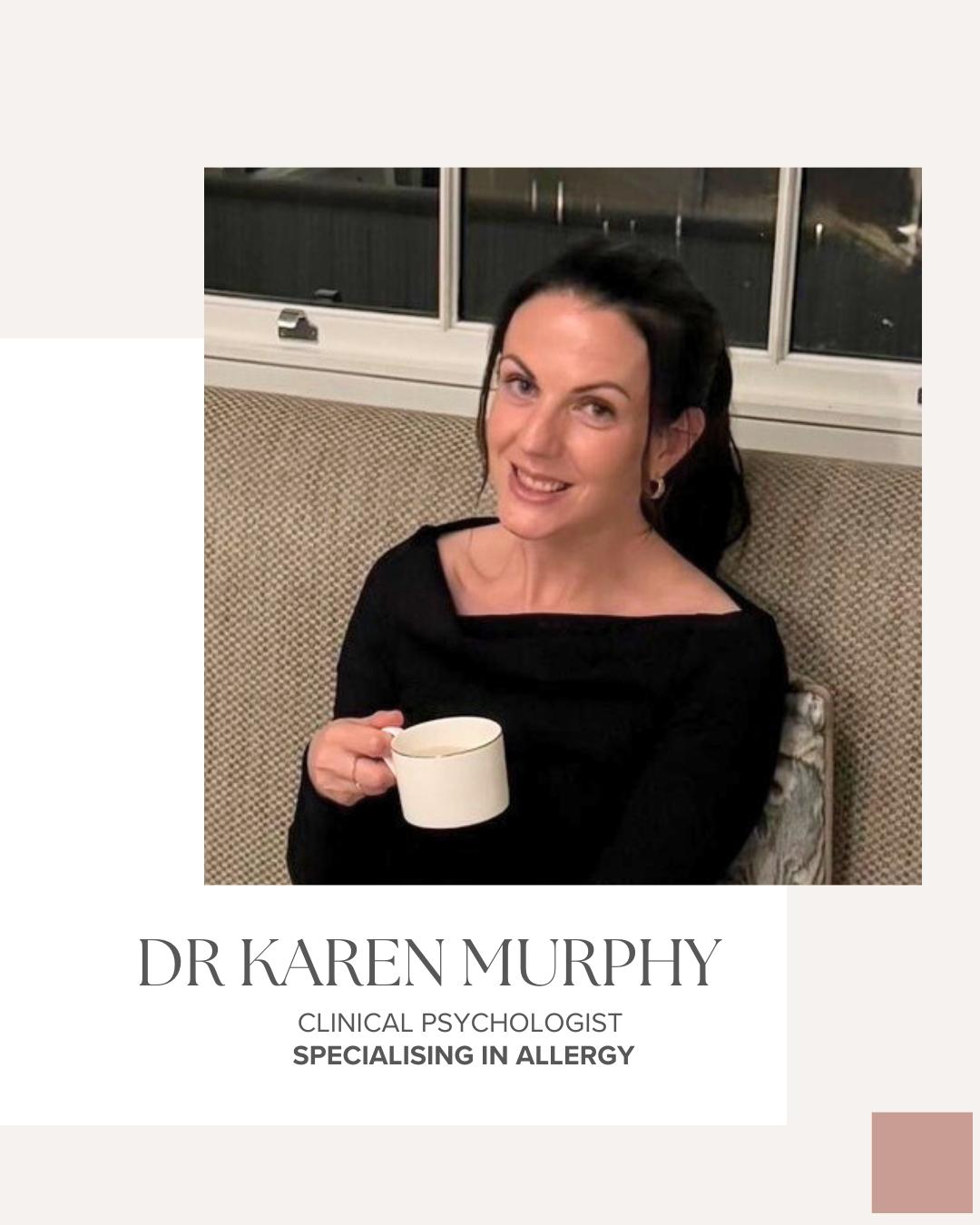 Haven’t done one of these for a while, so I thought it was time.
I’m Dr Karen, a Chartered Clinical Psychologist, and I support children, adults, and families living with allergies.
Most of my work focuses on the emotional side of allergies.
The constant thinking ahead, the worry about safety, the impact on confidence, relationships, family life, and day to day choices.
Things that often get brushed aside because the focus is understandably on staying physically safe.
I work with parents who want to support their children to feel empowered, adults who have lived with allergies for years and are tired of how much mental space they take up, and schools and organisations who want to create environments where people feel safer and better understood.
Whether I’m working with a child, a parent, or an adult, the aim is always the same.
To help allergies become part of life, without them being the thing that runs it.
To support people to feel calmer, more confident, and able to live fully alongside risk.
If you’re new here, I’m really glad you’ve found your way here.
Karen x