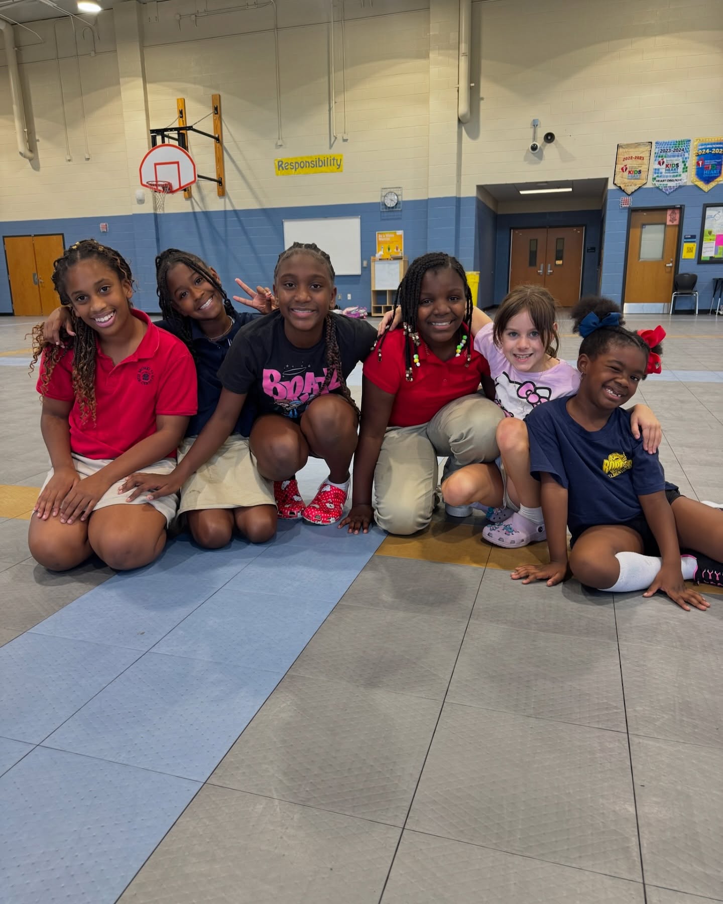 Yay for being back at after school cheer club today!