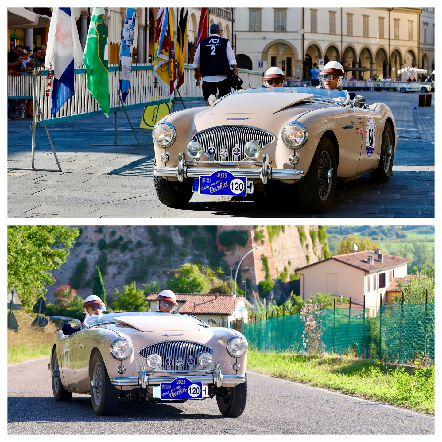 The „Racing Queen“ at the Grand Premio Nuvolari 2025. A beautiful event in a spectacular landscape. Photos: Fabian Gallucci, Official Photographer srls
#AustinHealey #CoronetCream #RacingQueen #ClassicCar #Oldtimer @granpremionuvolari @tazio_nuvolari_collection @brescia_classic_cars @milano_portofino @luganoelegance