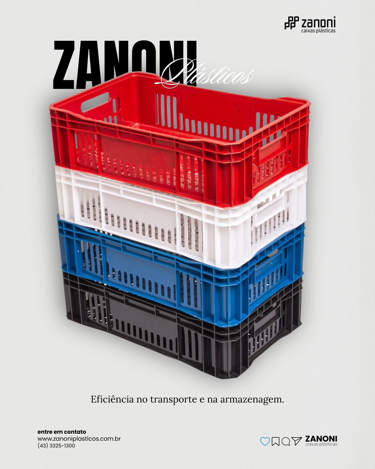 Eficiência no transporte e na armazenagem começa na escolha certa.
Padronização, empilhamento seguro e resistência fazem diferença todos os dias na operação.
✔️ Melhor aproveitamento de espaço
✔️ Mais segurança na movimentação
✔️ Redução de perdas e retrabalho
✔️ Padrão industrial consistente
Quando a base é sólida, a logística flui.
Na Zanoni Caixas Plásticas, eficiência não é promessa.
É resultado de projeto e controle.
#EficiênciaLogística #Armazenagem #TransporteSeguro #Padronização #CaixasPlásticas