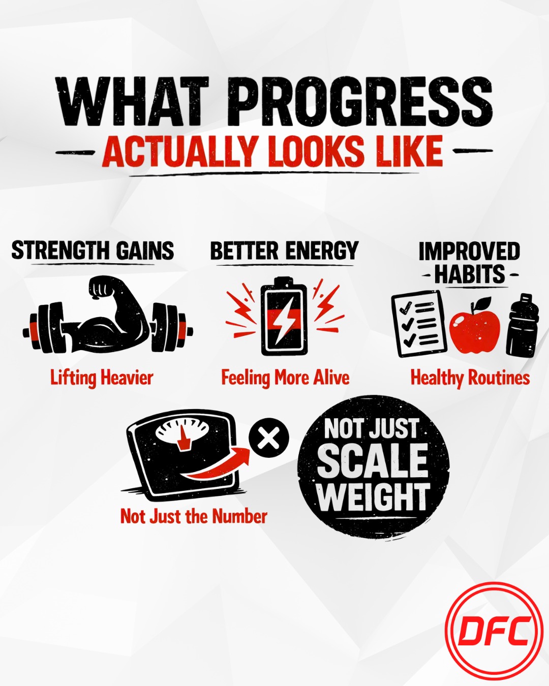 Progress isn’t just a number on the scales.
It’s more energy.
More strength.
Better habits.
Don’t overlook the wins you can’t weigh.
Save this for later.
#TheDisciplineFitnessCoach
