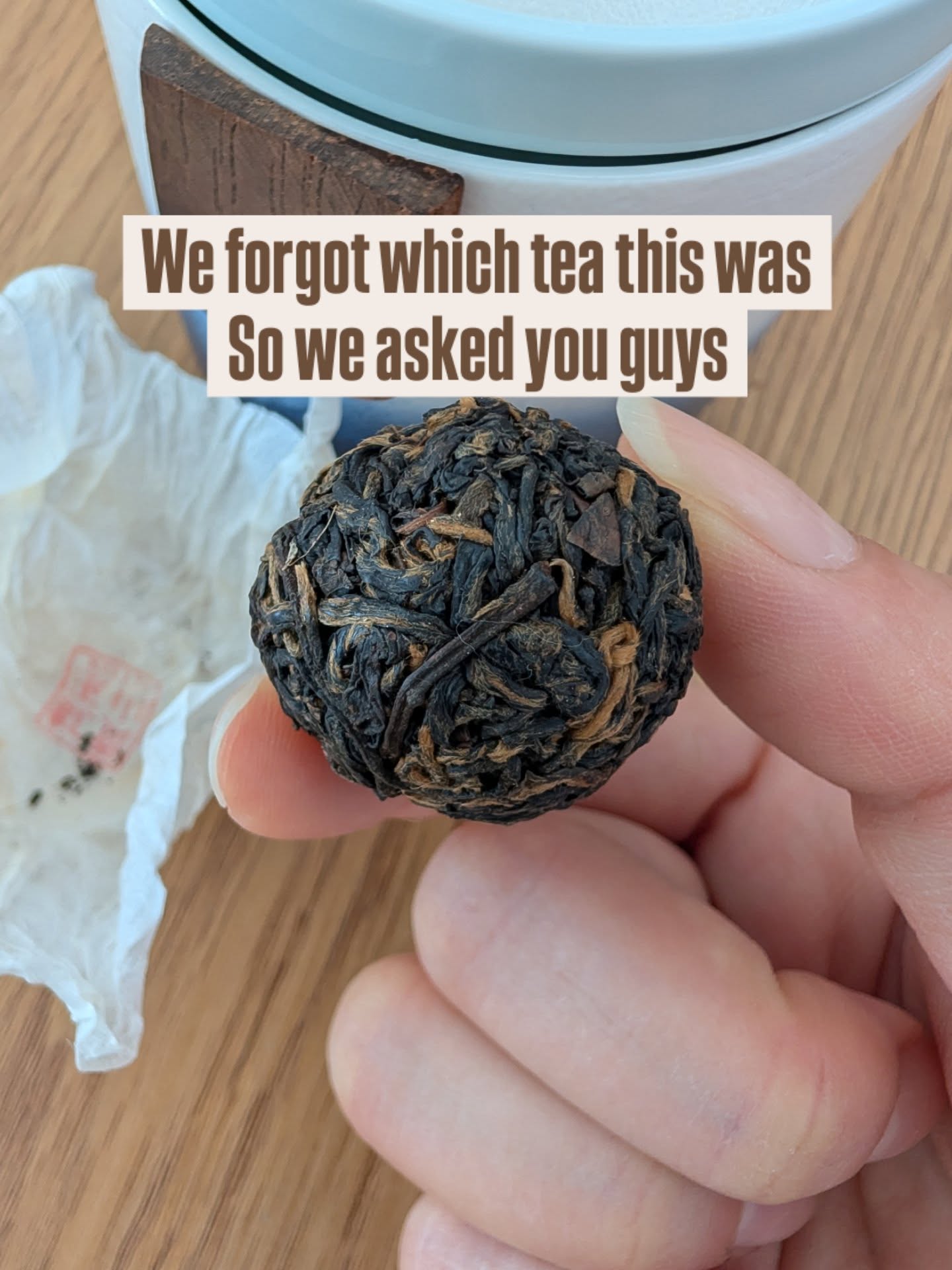 So… the conclusion? 👀
The flavour and aroma seems to fit within the profile of a Black Tea Dragon Pearl most🍃
Which means… everyone who voted Black Tea Dragon Pearl without even knowing the flavour notes could be right or at least close to our own guess👏🌱
Now we’re curious: Would you have changed your guess after learning the flavour profile?