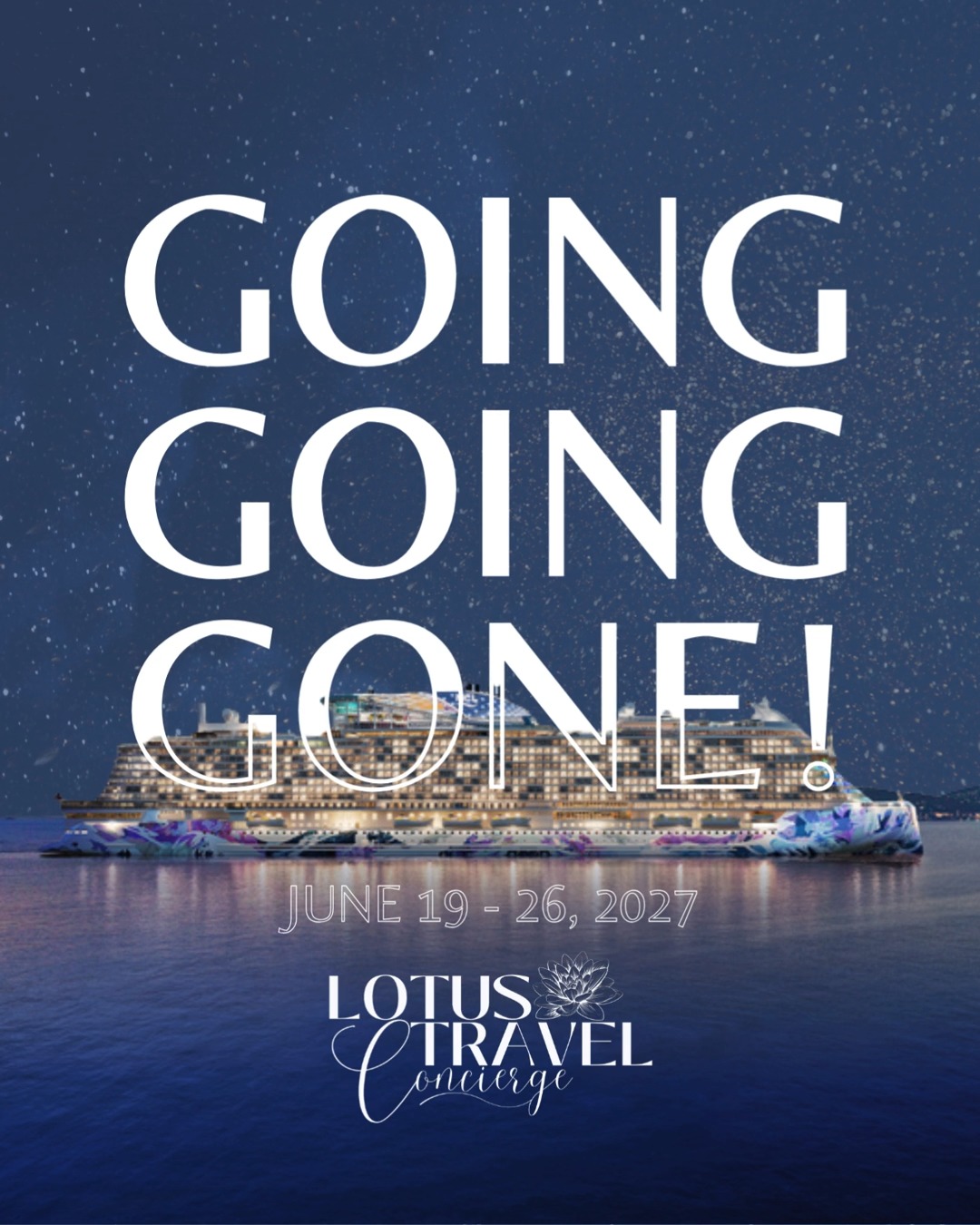 FINAL DAYS to book our Bermuda Cruise, June 19–26, 2027.
Right now the rate is $2,295 per person*, and you can still save an additional $150 before the promotion expires.
This is a seven-night sailing with extended time docked in Bermuda, so you have real time to explore the island. Free at Sea is included in the price, which means your beverage package, specialty dining, WiFi, and more are already built in.
If Bermuda has been on your list, this is the window to secure your cabin before pricing changes. This offer ends March 20.
*Based on double occupancy, midship balcony stateroom.