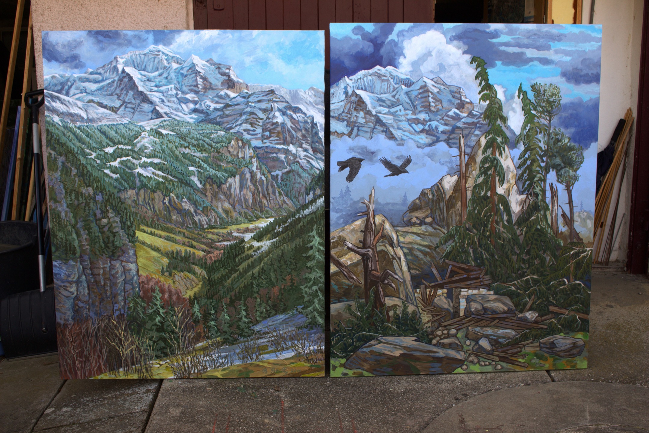 «SPIRIT OF THE ALPS»
mon nouveau site www.bernardbailly.ch
Exposition annuelle de la Guilde des peintres de la montagne GSBM
Salle de congrès de Grindelwald
Du 31 juillet au 23 août 2026