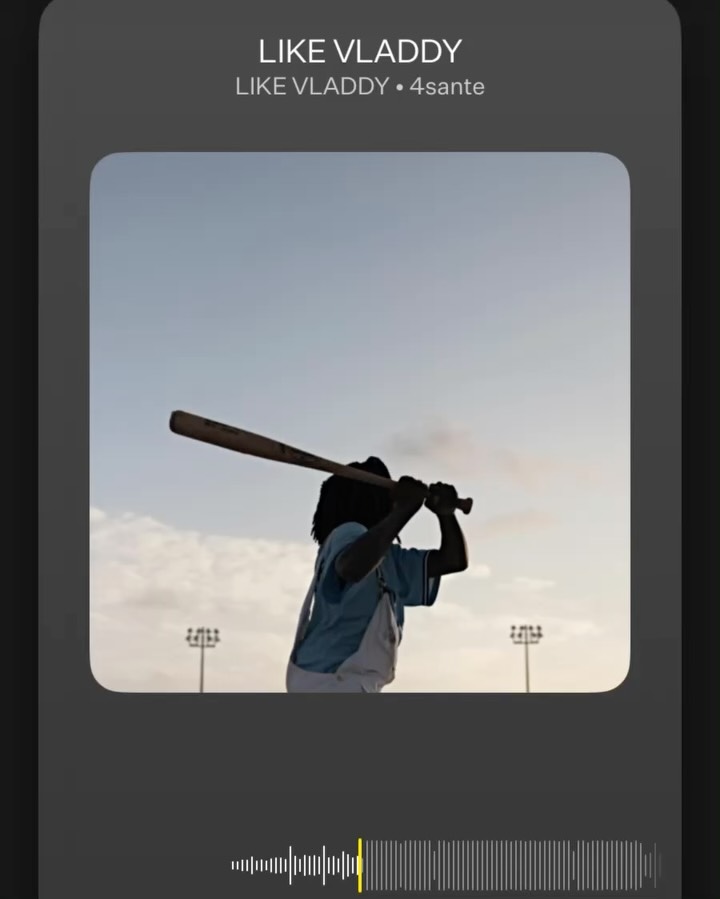 “LIKE VLADDY” March 6th, Lincoln bio
Man, I love @vladdyjr27 , he is one of the reasons I love baseball, now I didn’t grow being into many sports but seeing him play over the last year and a half really made me take into perspective what it takes be great, a star, a role model and a family man. I strive to break barriers, inspire others and to be stuck like glue to the mission even when success comes. Purpose is beyond success, anyone can hit a ball not many can inspire everyone else to hit a ball. I hope yall enjoy this song as much as I did making it!!
#vladimirguerrerojr #vladimirguerrero #vladdy #vladdyjr #4sante