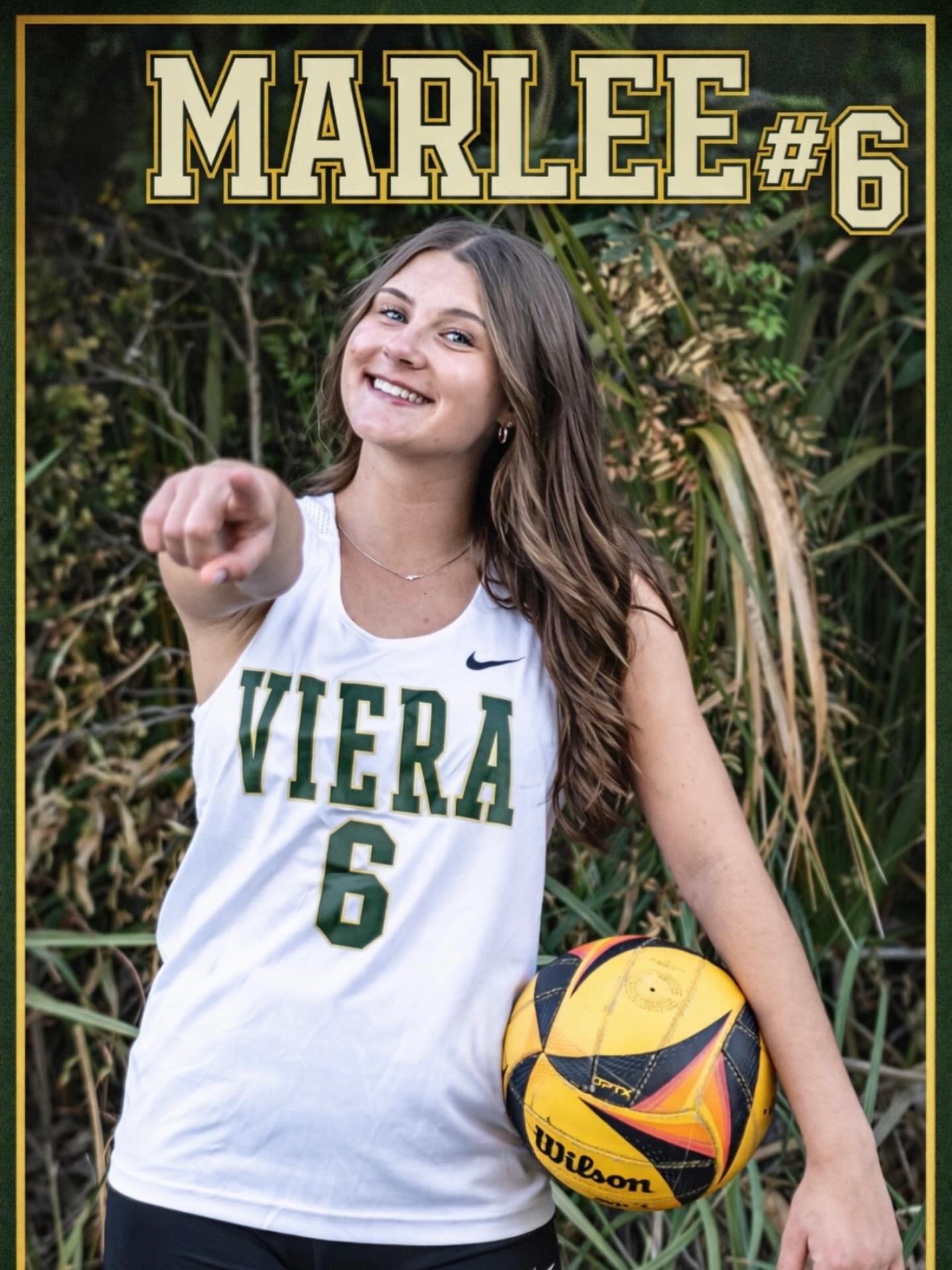 🌻Meet Marlee Jeddri🌻
📚 Junior
🏐 First Year Viera Beach Volleyball Player
🎵 Favorite Song: is Sitting Waiting Wishing by Jack Johnson
Fun Fact: Marlee’s favorite food is sushi 🍣