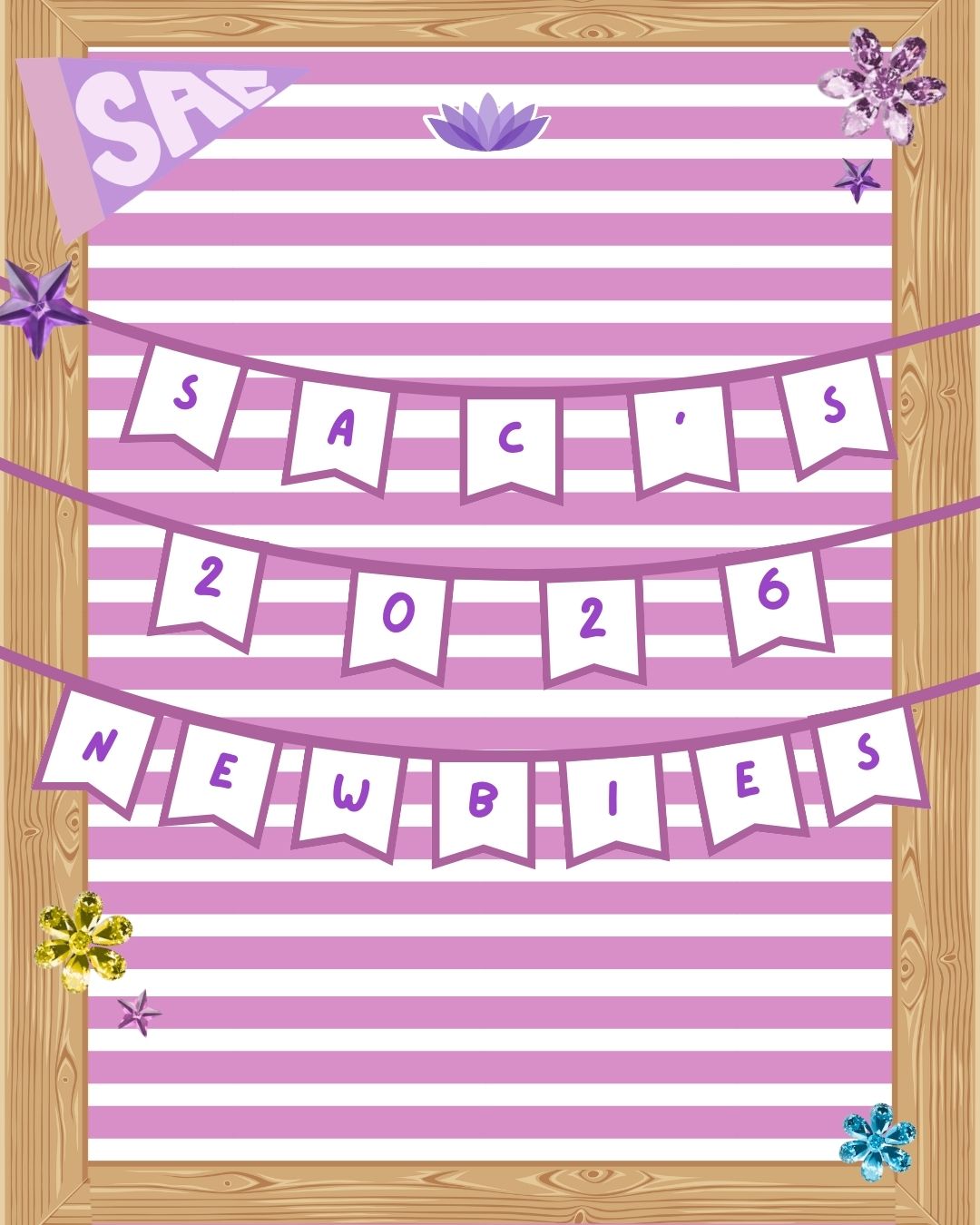 Introducing...SAC's Spring 2026 newbies!!
โญ๐โญ๐โญ