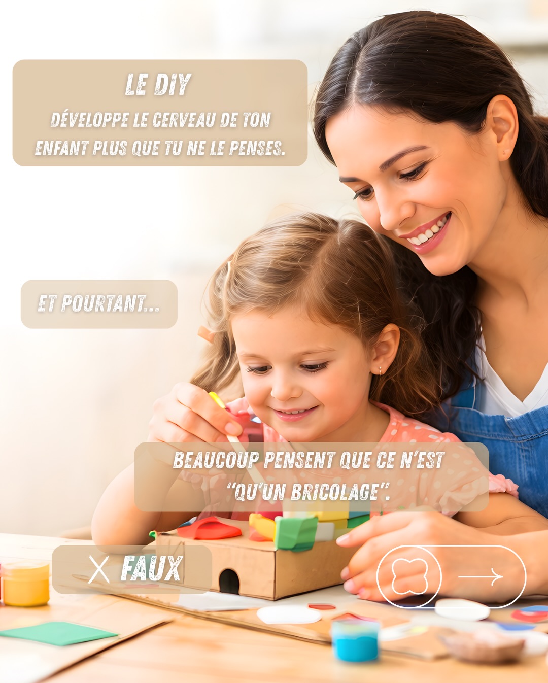 On ne va pas se mentir…
Quand on est parent fatigué, l’écran devient souvent la solution la plus simple.
Pas par choix.
Par épuisement.
Mais ce que beaucoup de parents ignorent, c’est que certaines activités simples peuvent tout changer.
👉 Le DIY est l’un des outils les plus puissants pour développer un enfant.
Il stimule :
🧠 le cerveau
✋ la motricité fine
🎯 la concentration
💛 la confiance en soi
C’est exactement pour ça que je partage sur Child & Home des activités DIY, expériences créatives et idées zéro écran pour les enfants.
✨ Nouveau site en préparation :
DIY, PDF et ebooks avec tous les secrets pour sauver les mercredis et week-ends des parents arrivent très bientôt.
💾 Enregistre ce post pour ton prochain mercredi sans écran.
#activitesenfants #diyenfant #activitesansécran #motricitefine #parentalitecreative