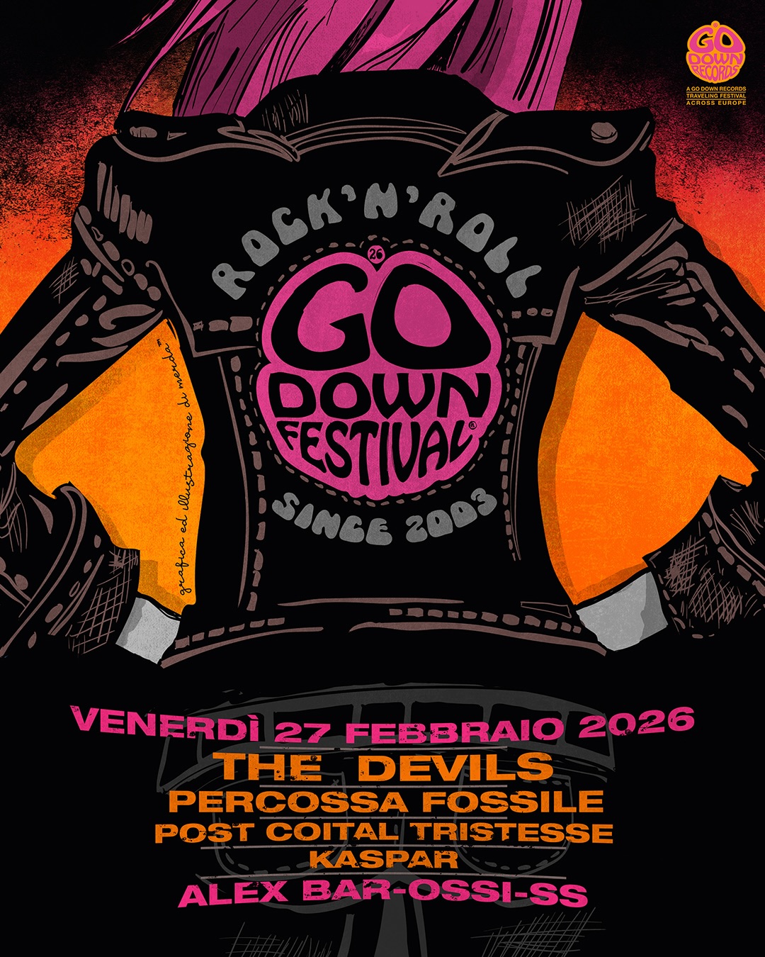 Doppio appuntamento questo fine settimana in Sardegna grazie alla collaborazione con @monolithix_agency 👊
Protagonisti sul palco artisti Go Down e ospiti speciali!
💥 𝐕𝐞𝐧𝐞𝐫𝐝𝐢 𝟐𝟕 @alexbar_livemusic a Ossi, in provincia di Sassari con @thedevils_insta @percossafossile @post_coital.tristesse @kaspar_band
💥 𝐒𝐚𝐛𝐚𝐭𝐨 𝟐𝟖 @cuevarock_live a Cagliari con @thedevils_insta @percossafossile @meigammaband @bentreesband_
🎁 CD o LP in omaggio all’ingresso di entrambe le serate, fino a esaurimento 👉 arriva presto!