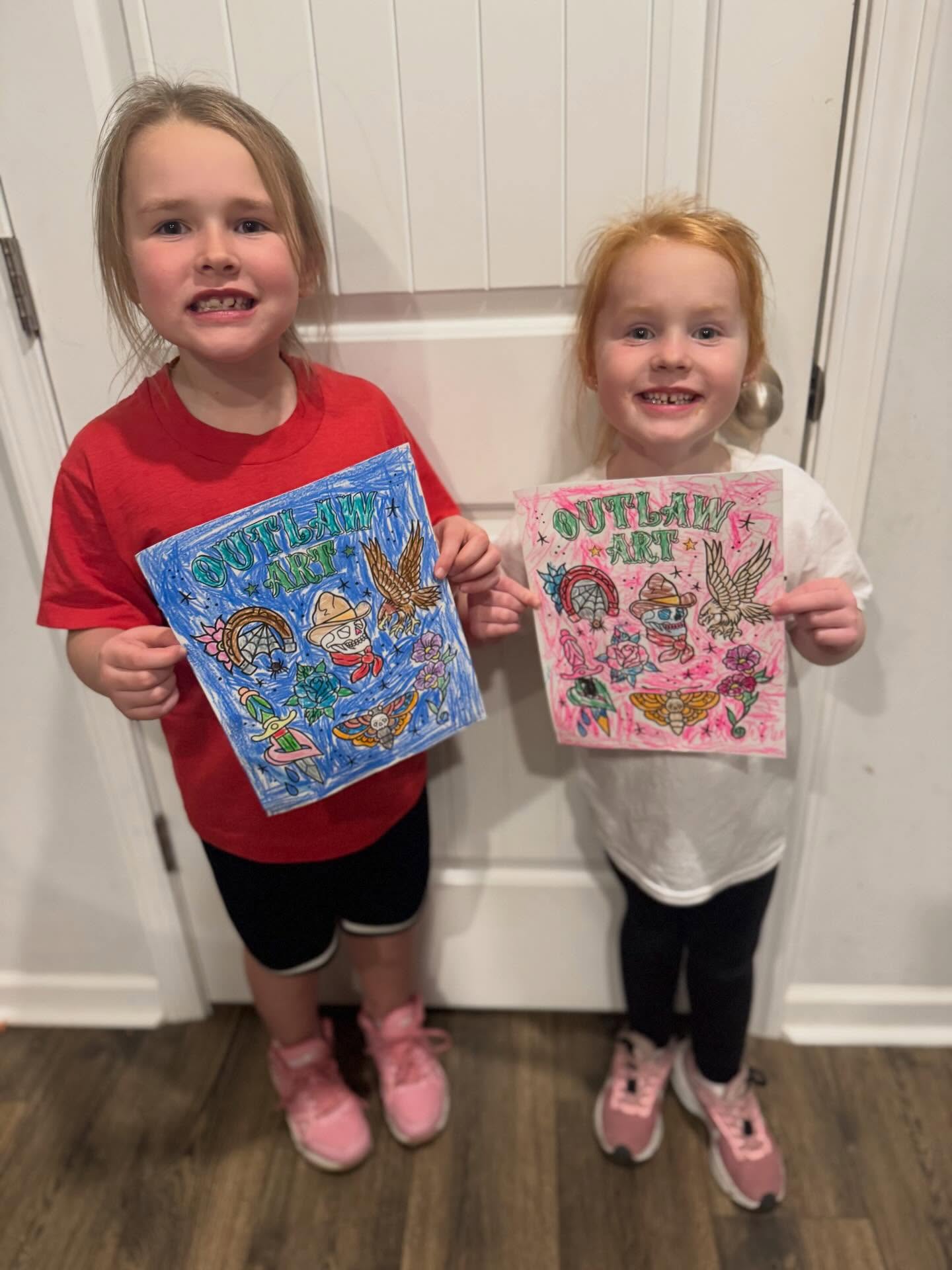 It’s been so fun getting to see people enjoy our coloring page! Anytime you bring your kids by to get pierced we have a coloring page to take home! A few adults have snagged them as well 😉