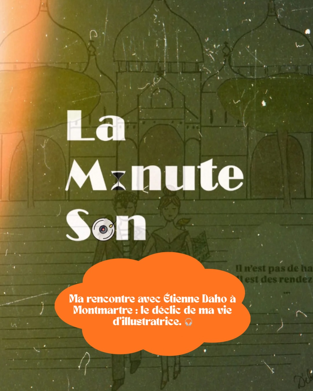 Il n’est pas de hasard, il est des rendez-vous… ✨
Ce dessin de Montmartre n’est pas qu’une simple illustration. Il représente le moment précis où tout a basculé pour moi. ✍️🎨
Le point de départ ? Une rencontre totalement imprévue avec mon idole de toujours, @etienne.daho . Ce jour-là, au détour d’une rue, quelque chose s’est passé : ce fut le véritable déclic pour oser enfin me lancer en tant qu’illustratrice. 🚀
J’ai eu le bonheur de confier ce souvenir intime et magique au micro du podcast créé par @le__studio__nomade . Un moment suspendu où je raconte comment cette rencontre a façonné mon parcours d’artiste.
🎧 L’épisode est disponible dès maintenant !
Curieux de connaître toute l’histoire ? Cliquez sur le lien dans le lien ci dessous ou le lien dans ma bio ou allez sur le compte du @le__studio__nomade .👇
https://open.spotify.com/episode/79RCDhBZ6Y8HXaiIeQ7GbE?si=EAG_EUuFR-iB1tBOuF9Usw
@b.a_ba_concept crédit photo
🇬🇧 English Version
« There is no such thing as chance, only encounters... » ✨
This drawing of Montmartre is more than just an illustration. It represents the exact moment everything changed for me. ✍️🎨
The starting point? A completely unplanned encounter with my lifelong idol, Étienne Daho. That day, on a street corner, something clicked: it was the spark that finally gave me the courage to launch my career as an illustrator. 🚀
I had the pleasure of sharing this intimate and magical memory on the podcast created by Studio Nomade. A suspended moment where I share how this encounter shaped my path as an artist.
#etiennedaho #rencontre