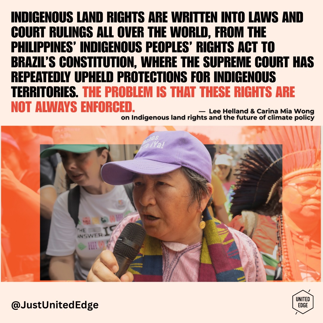Across the globe, Indigenous Peoples steward some of the most intact forests and richest ecosystems on Earth, lands that store huge amounts of carbon and help keep our planet stable. Yet their rights are still too often ignored, even as their voices grow louder at events like COP30. Recognizing and protecting Indigenous land tenure, from forest management to decision-making power, is one of the most effective climate solutions we have.
Dive into why securing land rights matters for climate action and global policy: https://bit.ly/3N4B0sX
#IndigenousRights #ClimatePolicy #LandRights #ClimateAction #EnvironmentalJustice #IndigenousVoices #ProtectForests #ClimateJustice #SustainableFuture #COP3 #ClimateSolutions #ForestStewardship #DecolonizeClimat #EcosystemProtection #IndigenousLeadership #DefendTerritoriesv#NatureBasedSolutions #GlobalClimate #RightsAndClimate #EnvironmentalPolicy