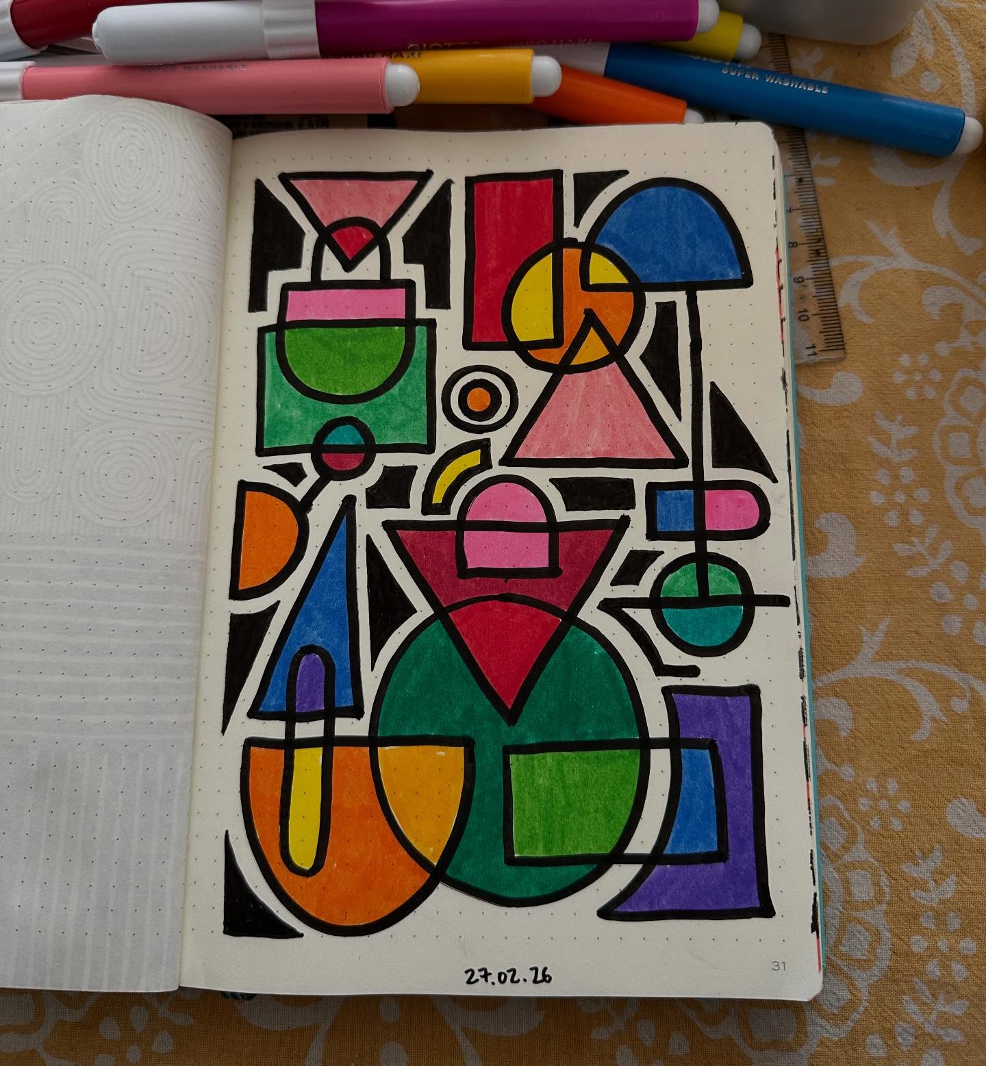 #happyfriday #geometry #color #weekendvibes