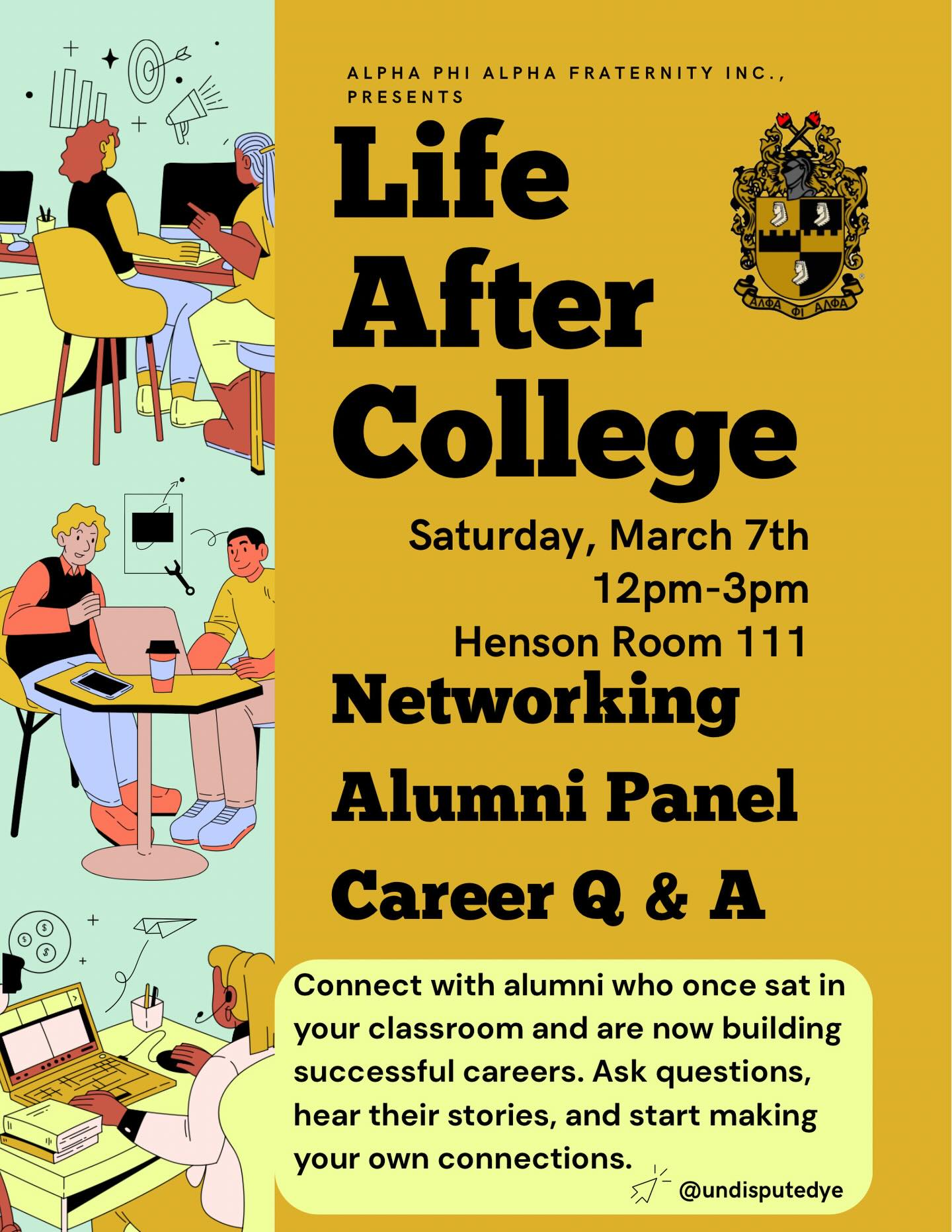 Class is over… now what? 🤔🎓
Join us for Life After College — where SU alumni drop gems on careers, growth & the real world. Be there!