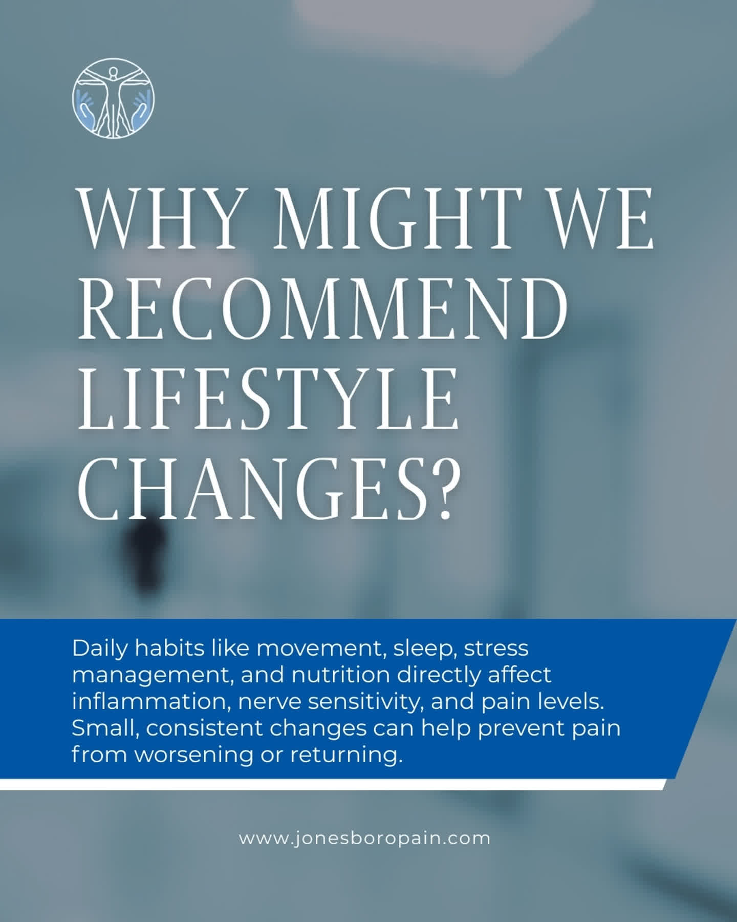 Procedures can help...but long-term progress often depends on what happens outside the clinic too. Sleep quality, movement habits, stress levels, and overall health all influence how pain shows up day-to-day.
That's why we sometimes recommend lifestyle changes alongside treatment, to support lasting results.
📲 We're here to guide you.
#BetterMovementBetterLife #PainManagementCare #ThePainCenter
