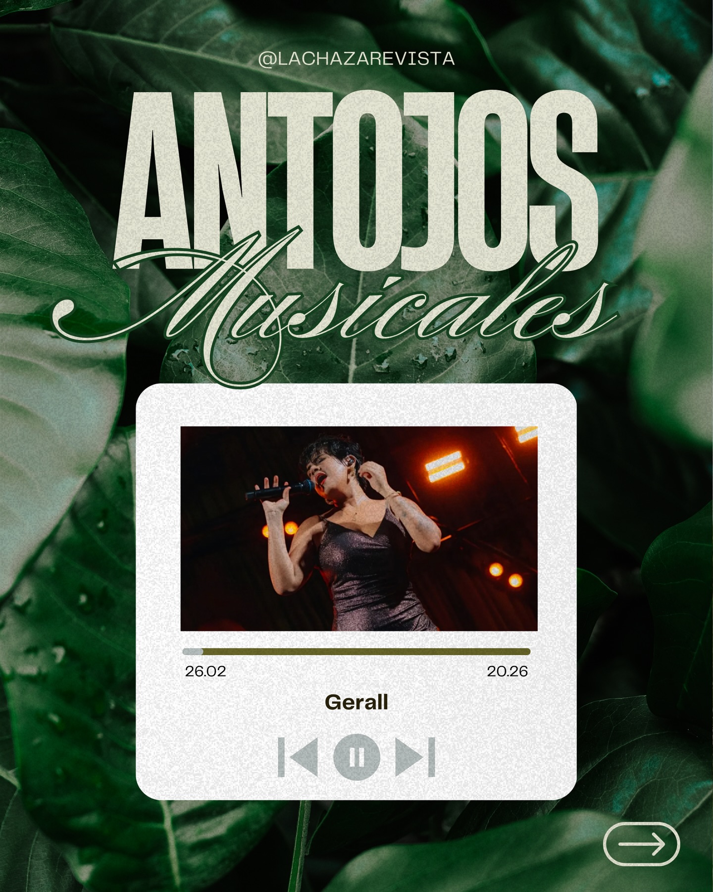 #BixRecomienda
Ahora sí, mi antojito musical de esta semana… a ver si se antojan ustedes también 🎧🌴
Siempre, siempre, gracias por leerme.
xoxo, muak.
📸 La fotico de Gerall en la portada la tomó @mafedrums
#AntojosMusicales #TalentoCartagenero
#NuevaMusica #músicalatina
