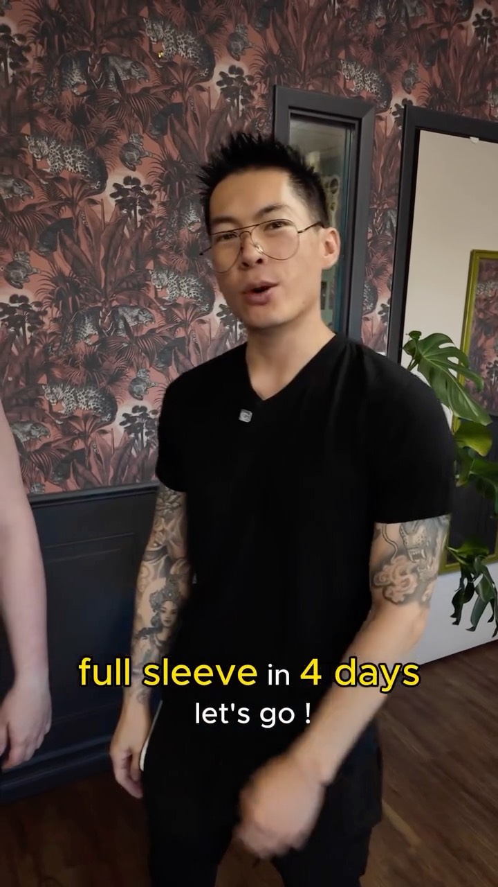 Day 1 of 4. My client flew in from Germany for this.
When you commit to a full sleeve, you’re not just booking a session. You’re signing up for a transformation. Planning, flow, structure, longevity
Over the next four days, this arm turns into a story.
This is what commitment looks like.
#tattoo #travel #tattoosleeve