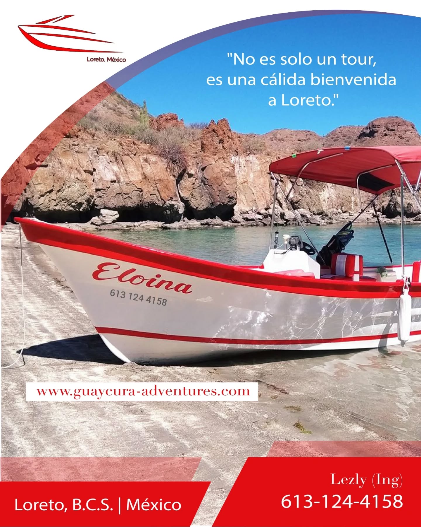 🌴 Vive Loreto como nunca antes, en el corazón de BCS.
• Navega por islas paradisíacas, siente la adrenalina de la pesca deportiva y maravíllate con el espectáculo natural del avistamiento de ballenas 🐋
• Aguas turquesa, paisajes impresionantes y experiencias que quedarán para siempre en tu memoria.
• Haz de tu próxima escapada algo extraordinario. El mar te está esperando. 🌊
📲 613 124 4158
🔴 10% de Descuento con Código 4MTR4
🌐 https://www.guaycura-adventures.com
#LoretoBCS #LoretoMexico #BajaCaliforniaSur #WhaleWatching #AvistamientoDeBallenas
