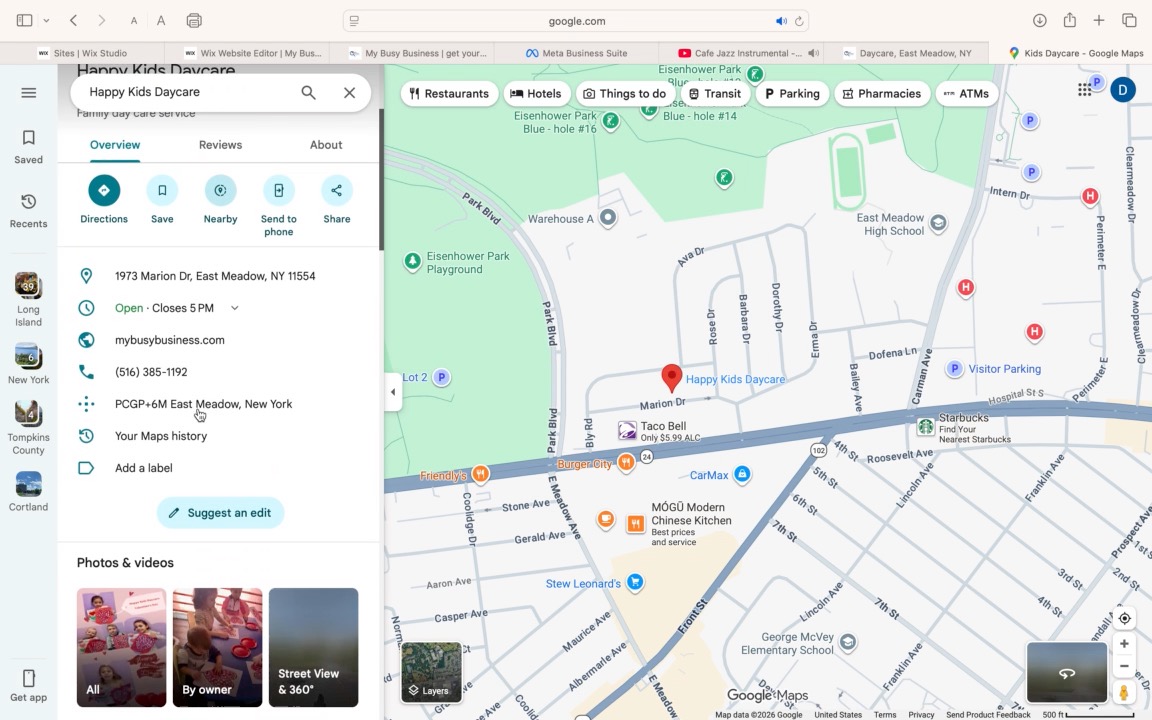 🎉 Welcome Happy Kids Daycare to our community!
We are happy to welcome Happy Kids Daycare to the business community on
🌐 mybusybusiness.com
Thank you for trusting us with your online presence.
Our platform helps small businesses become more visible online and connect with more customers in their area.
If you own a small business and would like a professional website, we would be happy to help.
💻 Website design starting at $150 per year
📞 Contact us today: 516-779-0966
🌐 oneclickwebsitedesigners.com
#smallbusinesssupport #nassaucountyny #longislandbusiness #websitedesign #smallbusinessmarketing #mybusybusiness #supportlocalbusiness #longislandny #daycarebusiness #localbusinessgrowth