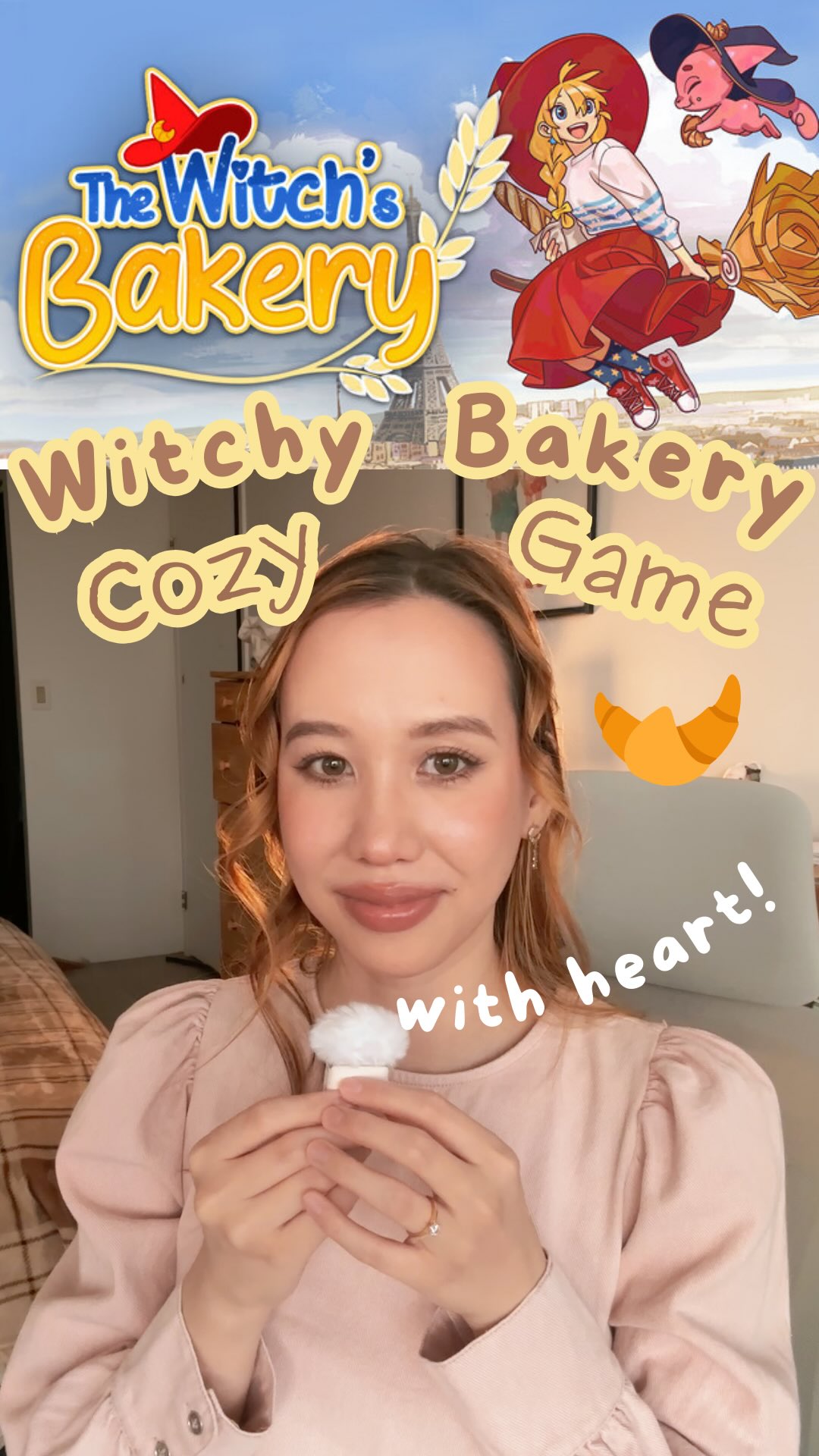 Anyone else playing this sweet french bakery game? ✨👩🏻🍳🥐
Game by: @sunnylabgames
A cozy bakery RPG set in Paris where you heal hearts through baked goods
In The Witch’s Bakery, you play as Lunne, a Heart Witch who sees into people’s regrets and helps mend them. Manage your shop by day, explore the city and build relationships in the evening, and study magic in your atelier at night. What starts as a cute baking game slowly reveals surprisingly deep, emotional stories.
🎮 You can play the demo now on Steam (for free) and let me know if you’d try it!
Music thanks to: BGM_Official_Studio3
🏷️ #cozygames #indiegame #witchyvibes #cozygamer #cozyhobbies