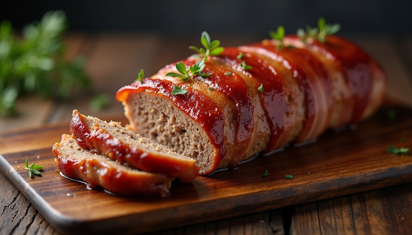 We love a recipe that feels like home — and this bacon-wrapped meatloaf hits every note. Thick-cut smoked bacon keeps the loaf juicy while giving a crisp, caramelized finish. We use a beef-and-pork mix, breadcrumbs and eggs to bind, plus onions, garlic, parsley and smoked paprika for depth.
Bake at 350°F (175°C) until the center reaches 160°F (71°C), let rest 10 minutes, then slice and serve with mashed potatoes, roasted veg and a drizzle of gravy or maple glaze. Try adding shredded cheese for a gooey center or swap for turkey if you want it leaner. 🍽️🥓🍠🥔
#HomeCooking #ComfortFood #EasyRecipes #BaconLovers #WeeknightDinner #FoodAndTravel #SimpleFlavours #AleviasKitchen