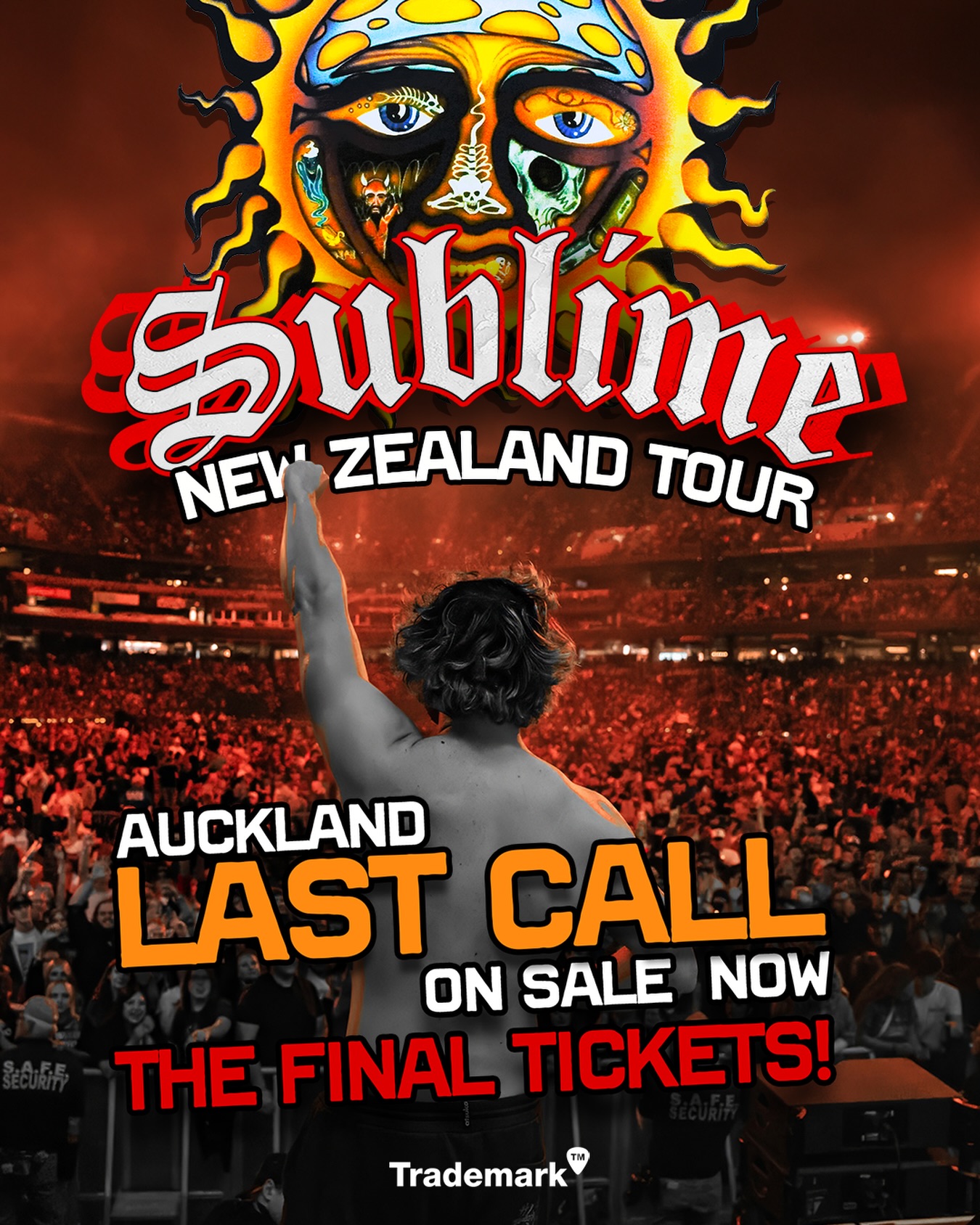 LAST CHANCE AUCKLAND 🗣️
Wellington sold out.
Auckland… you’re up.
Sublime in New Zealand for the first time EVER 🇳🇿