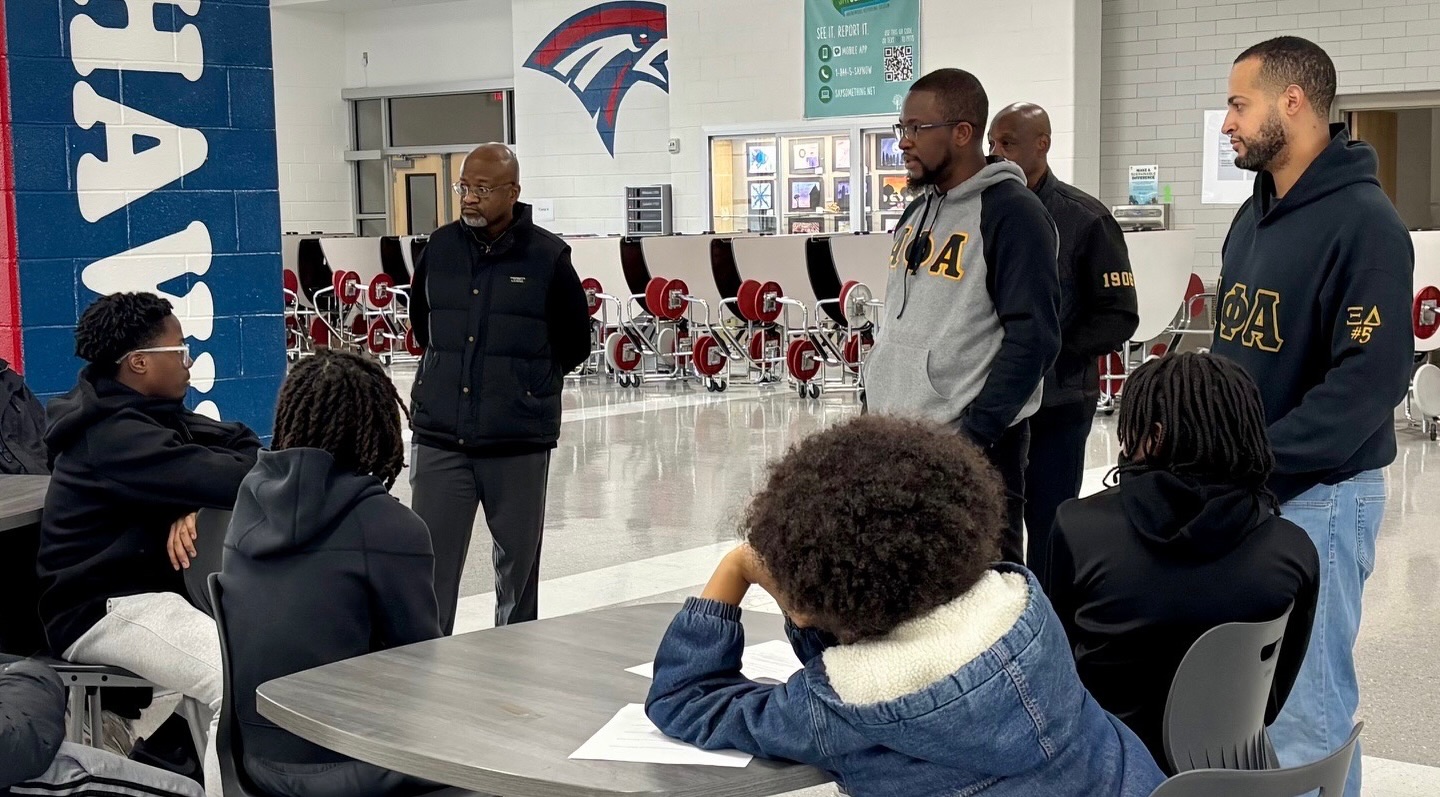 The Brothers of Xi Alpha Lambda were back in action this Saturday at Potomac Shores Middle School for our monthly mentoring program.
Investing in our youth isn’t a one-time event it’s a commitment. Through intentional conversations, leadership development, academic encouragement, and real-life guidance, we continue to pour into the next generation of young leaders in Prince William County.
This is what Alpha looks like in action.
Thank you to the brothers who consistently show up and stand in the gap. The work matters. The presence matters. The impact matters.
#XiAlphaLambda #AlphaPhiAlpha #MentoringMatters #LeadershipDevelopment #House590 PrinceWilliamCounty ItTakesAVillag
