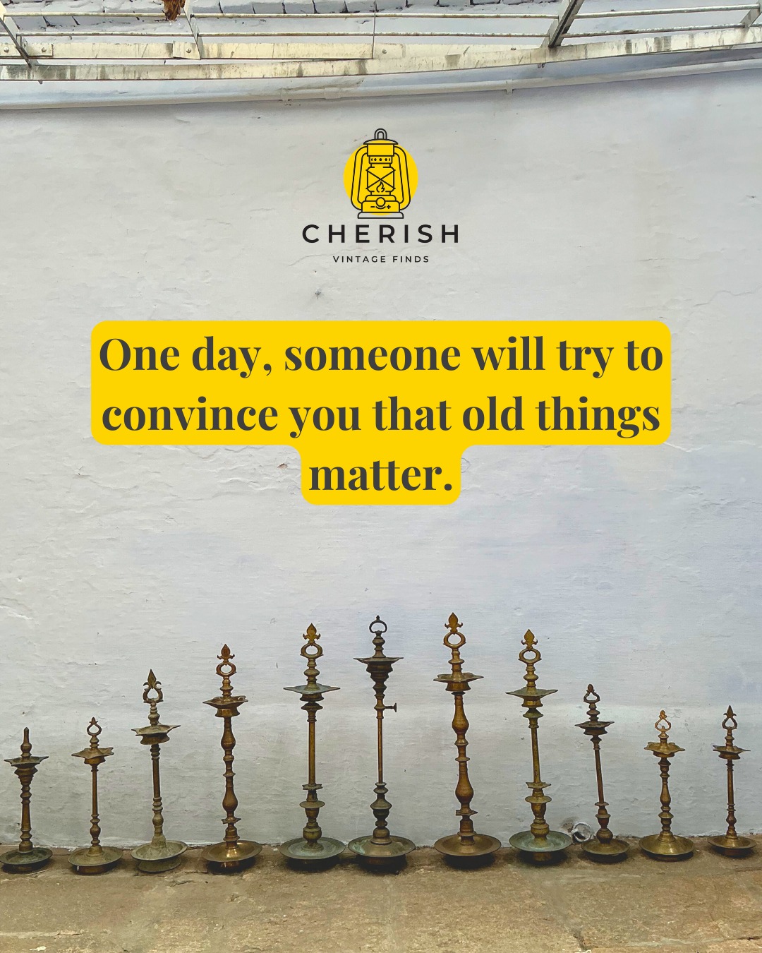In most lives, there is one person who opens the door. 💛
The one who lingers in markets for hours.
Who turns objects over like they’re reading them.
Who says, “Look at this,” and means it.
At first, you may not understand.
But one day, something will choose you back.
And that’s how collections begin.
Tag the person who introduced you to old things.
.
.
.
.
.
#CherishVintageFinds
#IndianAntiques
#VintageIndia
#CollectWithMeaning
#TimelessObjects
Indian antiques, Vintage decor India, Heritage objects, Collectible brass, Temple lamps, Estate finds India, Antique markets India, Vintage collectors, Old world decor, Timeless interiors