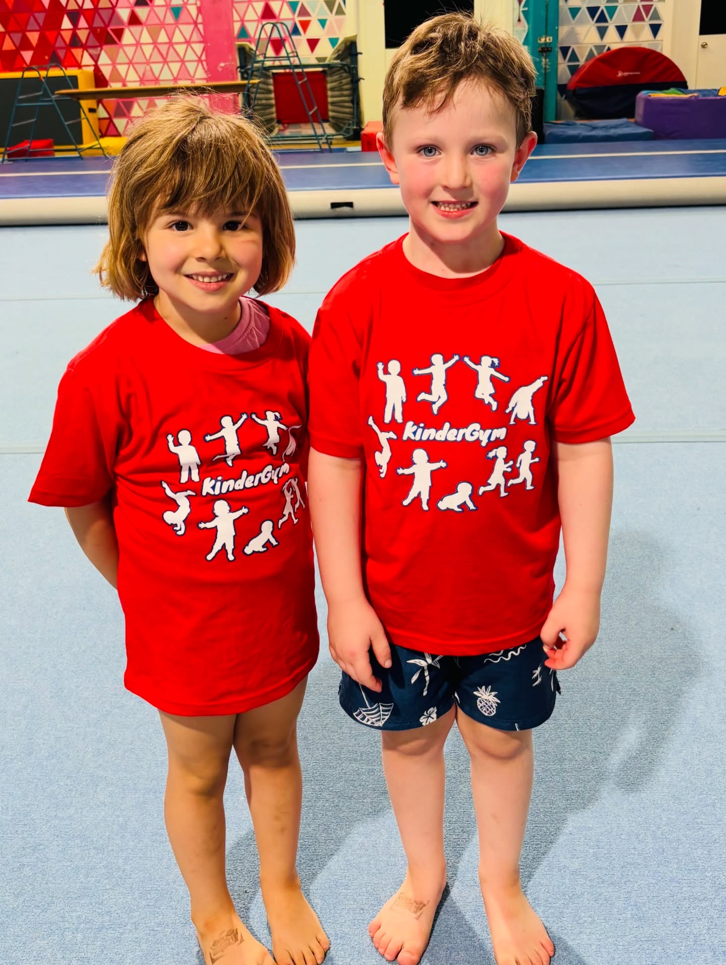 Introducing… our brand new KindeGym T-shirts! 🎉👕✨
We are so excited to launch these adorable tees — perfect for swinging, climbing, jumping and all the KinderGym fun! 🤸♀️🤸♂️💫
Available from Monday 1st March via your iClass Pro app, we’re offering a special launch price of $15 for the next two weeks (normally $20). Don’t miss out! ♥️🤍💙
And seriously… how cute are our little models?! 😍💛
#KinderGym
#WodenValleyGymnasticsClub
#ActiveKids
#PreschoolGymnastics
#StartHereGoAnywhere