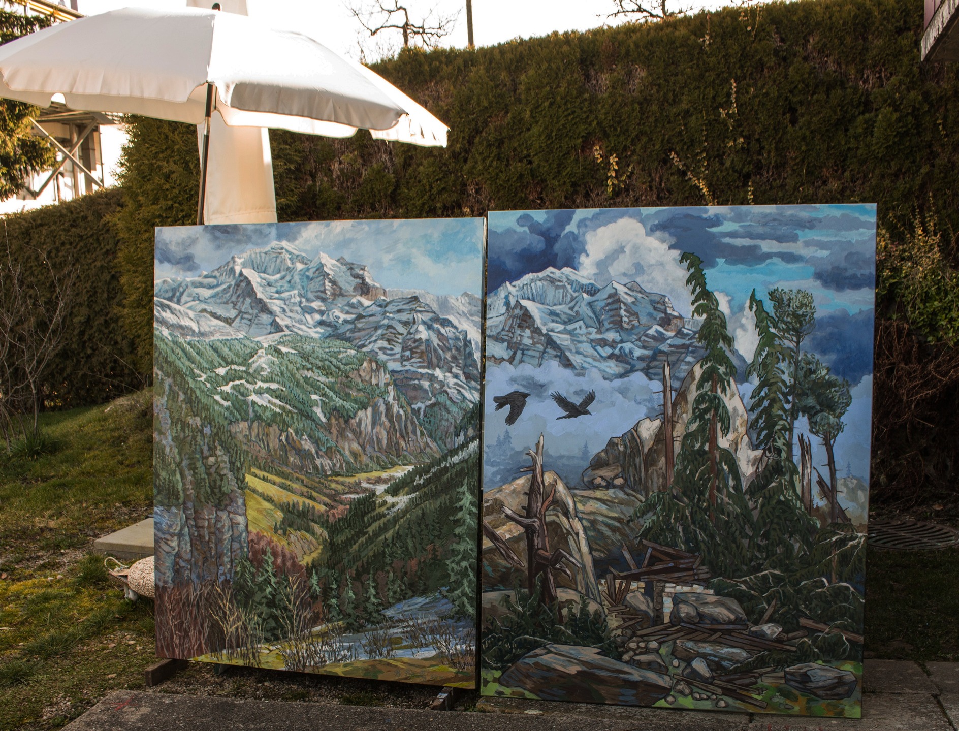 «SPIRIT OF THE ALPS»
mon nouveau site www.bernardbailly.ch
Exposition annuelle de la Guilde des peintres de la montagne GSBM
Salle de congrès de Grindelwald
Du 31 juillet au 23 août 2026