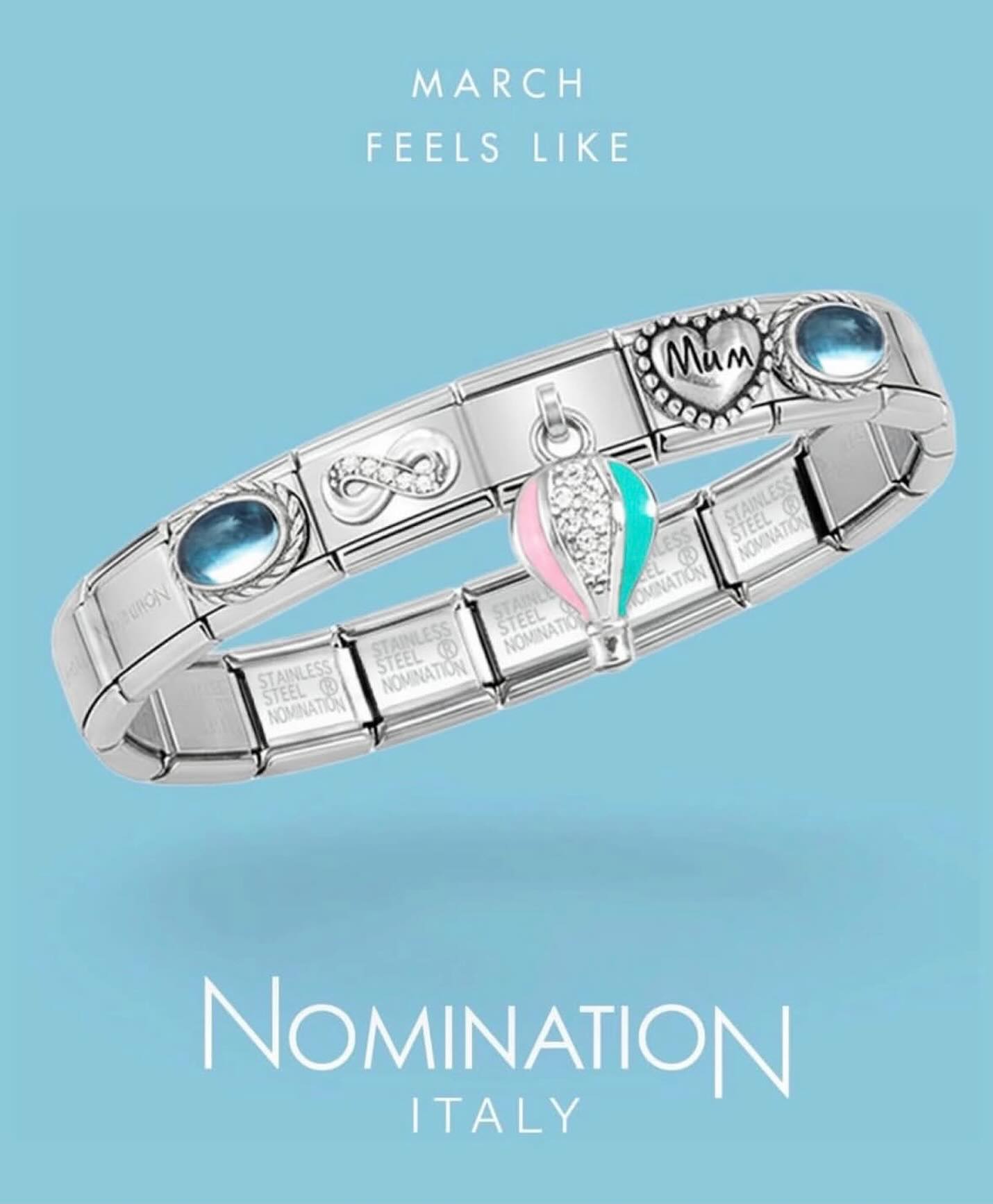 Hello March 👋💙 #nominationitaly #aquamarines #jewellers #hillsjewellers #ilovelocal