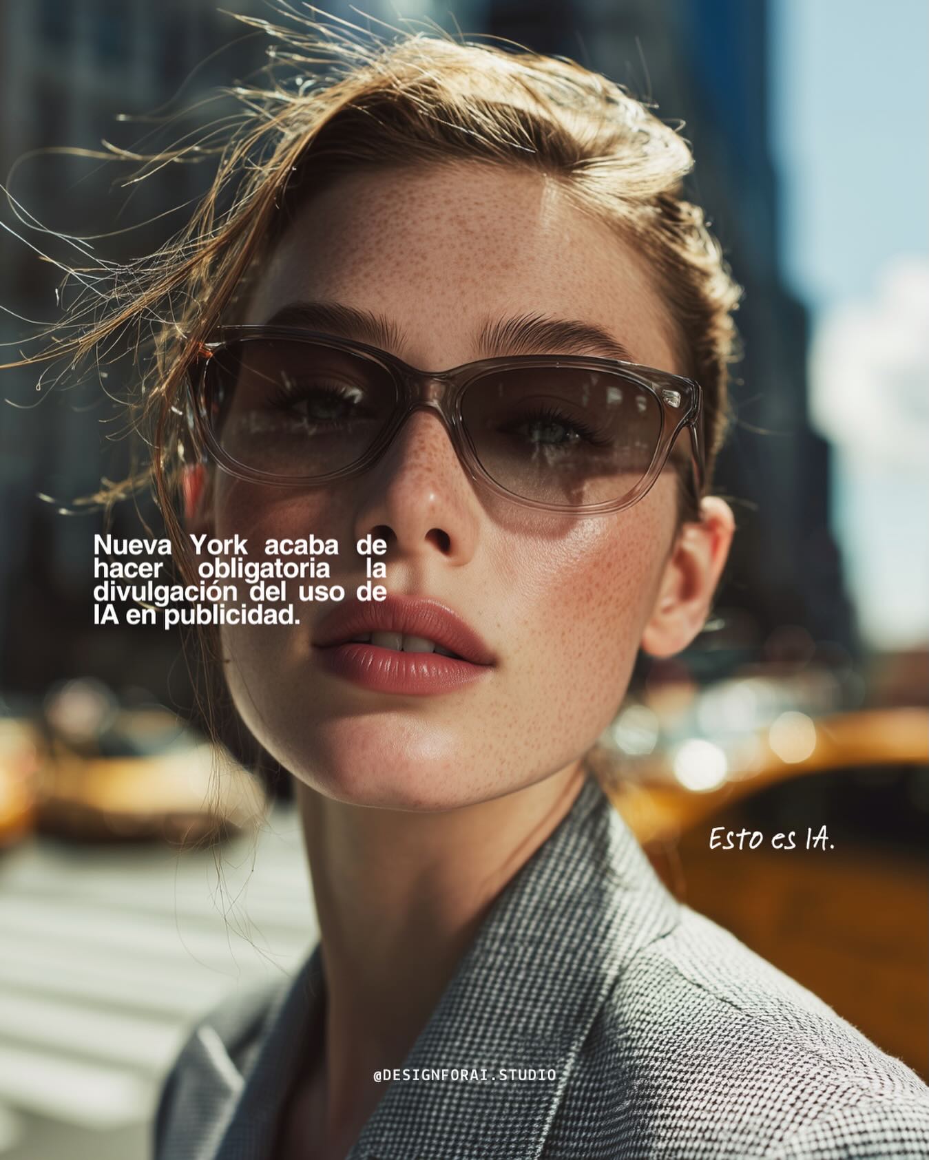 Nueva York acaba de hacer obligatoria la divulgación del uso de IA en publicidad. Esto cambia las reglas del juego. ↴
Desde el 9 de junio de 2026, cualquier anuncio que utilice modelos generados con IA deberá incluir una declaración visible.
Sin disclosure: $1.000 USD de multa la primera vez y $5.000 USD en cada infracción posterior. 😬
Es la primera ley de este tipo en Estados Unidos y ya está marcando el estándar para el resto de la industria.
¿Qué regula exactamente?
Todo activo creado con IA generativa que parezca una persona real pero que no corresponda a un ser humano identificable.
Es decir: modelos sintéticos.
Esto no es solo legal. Es estructural.
La mayoría de las marcas ya está usando IA en producción visual, pero sin sistemas de trazabilidad, sin protocolos de autoría y sin metodologías del contenido.
Ahí es donde @designforai.studio se vuelve necesario, no opcional.
No solo generamos imágenes.
Diseñamos sistemas creativos con IA, con:
- pipelines de producción auditables
- arquitectura de autoría humano-algoritmo
- protocolos de disclosure integrados al workflow
- escalabilidad de contenido con control de origen
La transparencia no se agrega al final como un disclaimer.
Se diseña desde el sistema.
Marcas como @mango ya lo están haciendo: agregan un pequeño disclaimer al pie de las imágenes indicando “Estas imágenes han sido generadas con IA”.
La ley simplemente formaliza lo que será el nuevo estándar global. La industria de la moda adoptó modelos de IA en silencio.
Ahora entra en una etapa de accountability.
Esto significa una cosa: las marcas que no tengan metodologías, trazabilidad y decisiones creativas van a quedar expuestas: legal y reputacionalmente.
De aquí a junio, cada campaña con modelos de IA debe poder responder: ¿quién es humano, qué es sintético y cómo se declara?
#inteligenciaartificial
#noticias
#ia