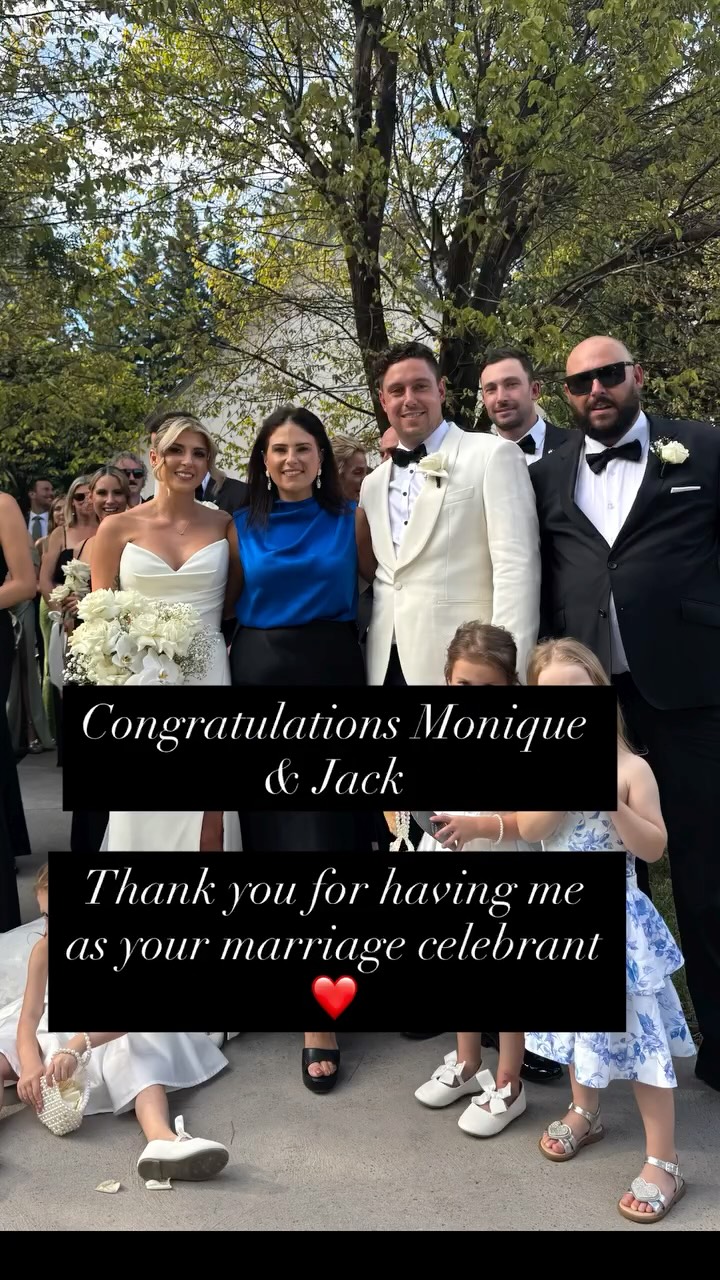 Just Married ❤️ Monique & Jack
What a beautiful day it was. Their ceremony was the perfect mix of fun and heartfelt, with so many genuine moments that had everyone smiling one minute and emotional the next.
Having their 3 children by their side made it even more special.
It was such a pleasure to stand with them and witness the start of this next chapter. 💕 Congratulations Monique & Jack, what a truly special day it was.
📸 @dreamlifemelbourne
🎥 @dreamlifemelbourne
💒 @meadowbank_estate
💐 @flowers_by_megan
#meadowbankestate #melbournewedding #melbournecelebrant #melbourneweddingvendors